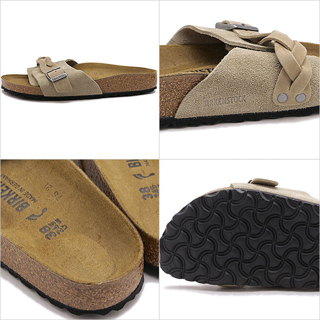 ビルケンシュトック BIRKENSTOCK OITA BRAIDED TAUPE | SUEDE-LEATHER [1026730] （TAUPE） TAUPE