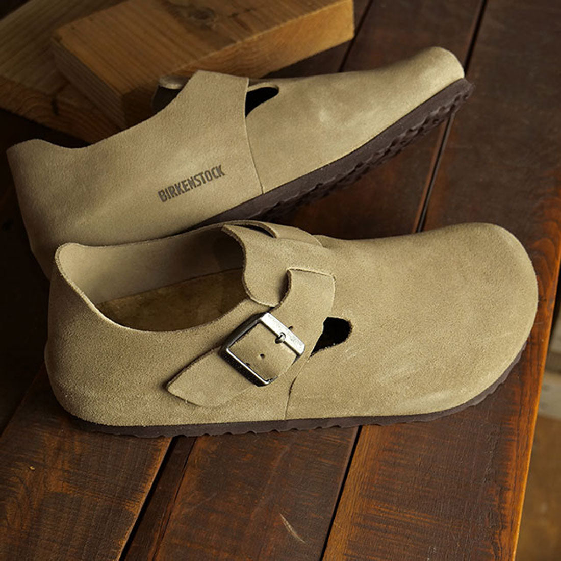 ビルケンシュトック BIRKENSTOCK London Suede Taupe [1010503/1010504] （Taupe） Taupe