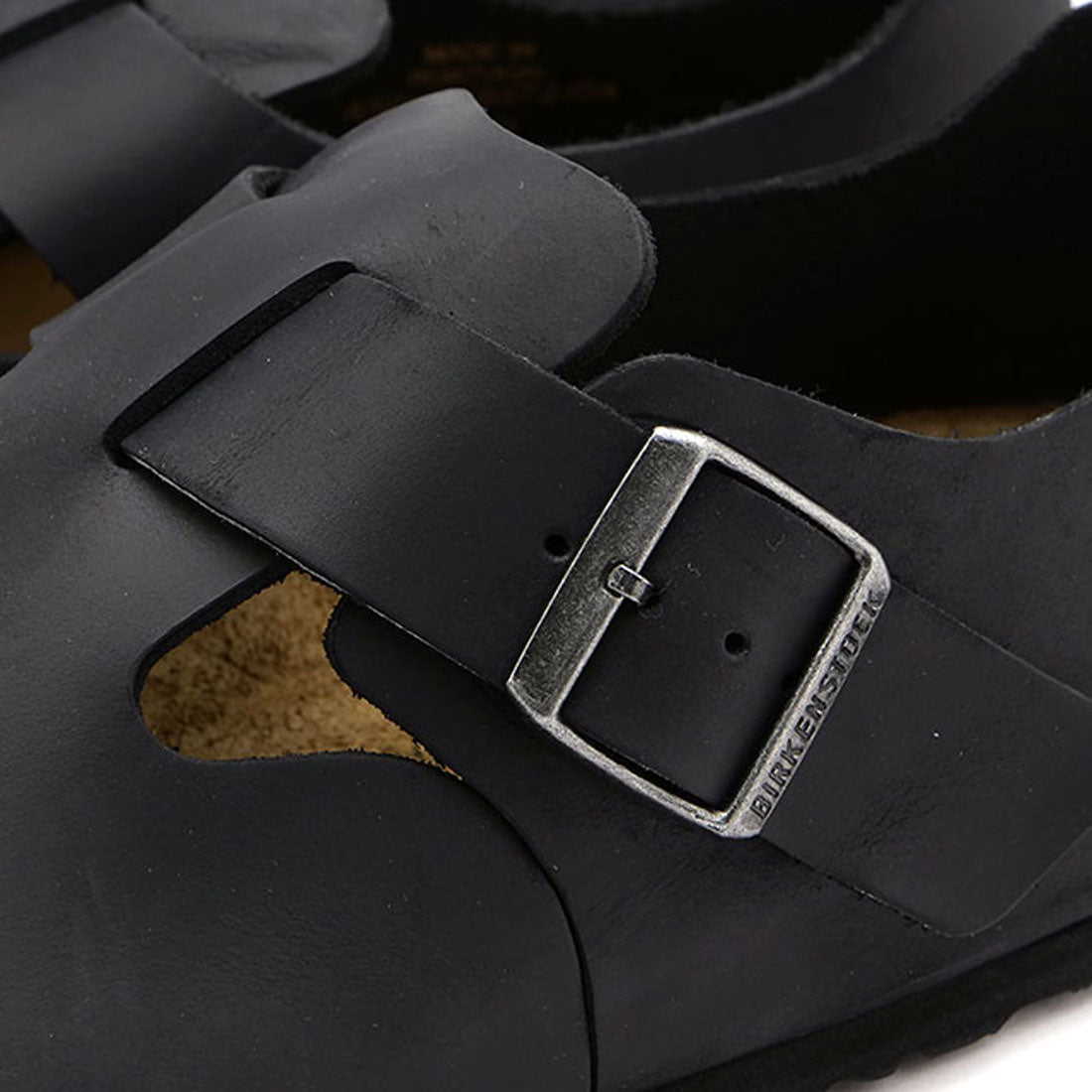 ビルケンシュトック BIRKENSTOCK London Oiled Leather Black [166541/166543] （Black） Black
