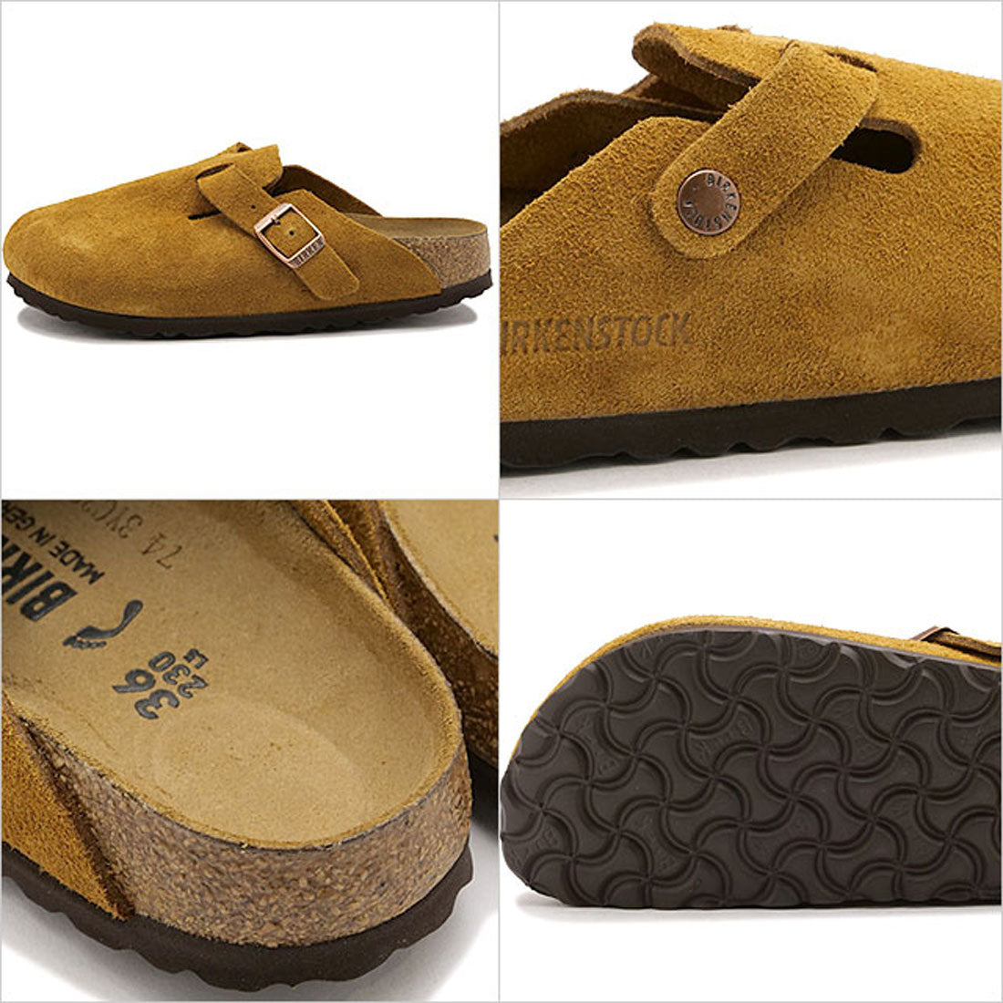 BIRKENSTOCK BOSTON BS VL MINK | SUEDE-LEATHER [1027110/1027119]