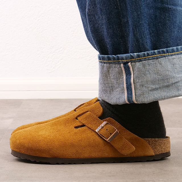 ビルケンシュトック BIRKENSTOCK BOSTON BS VL MINK | SUEDE-LEATHER [1027110/1027119] （MINK） MINK