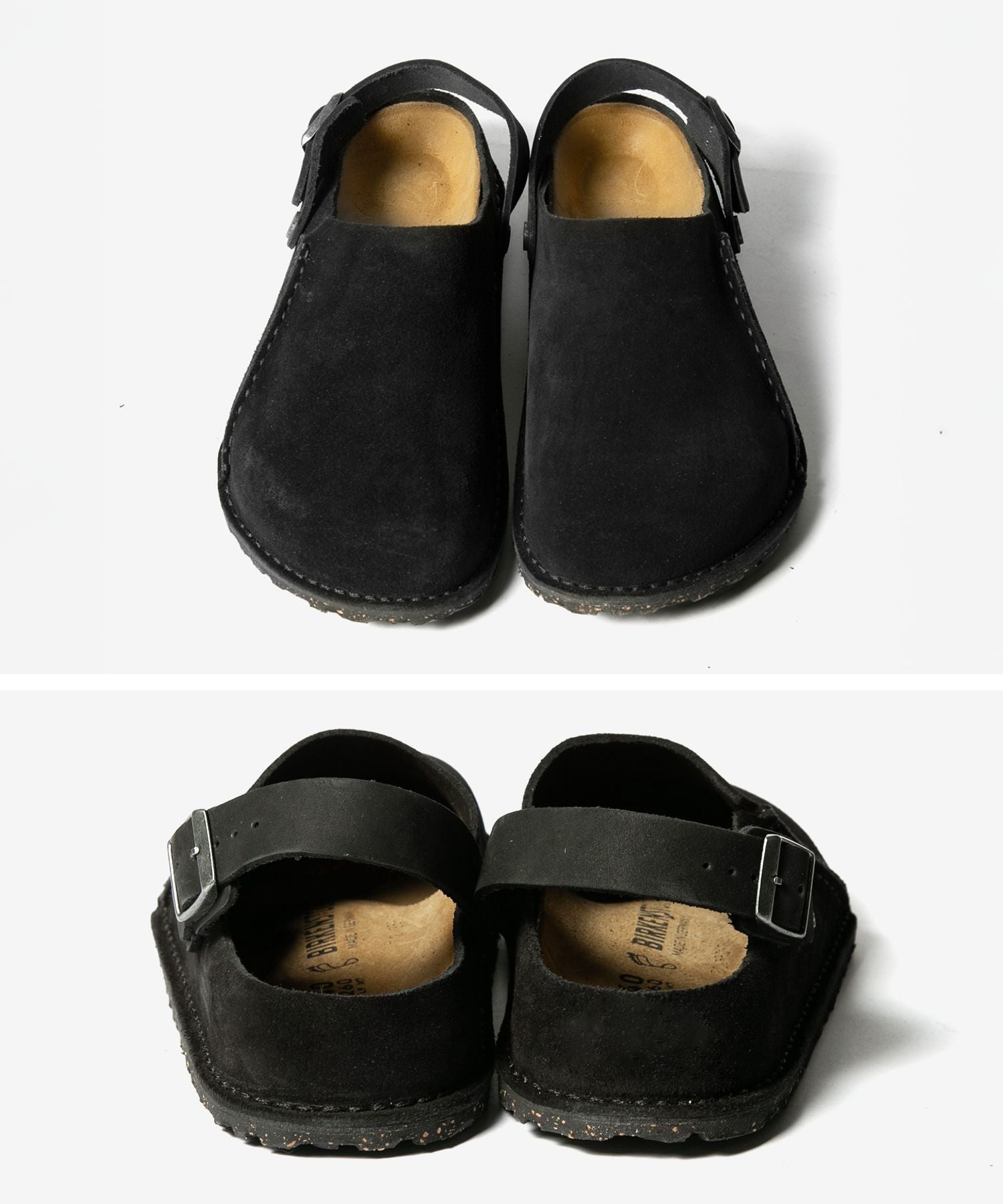 ビルケンシュトック BIRKENSTOCK ビルケンシュトック BIRKENSTOCK Lutry Premium Suede ルトリー プレミアム スエード Regular レギュラー Narrow ナロー （ブラック（ナロー）） ブラック（ナロー）