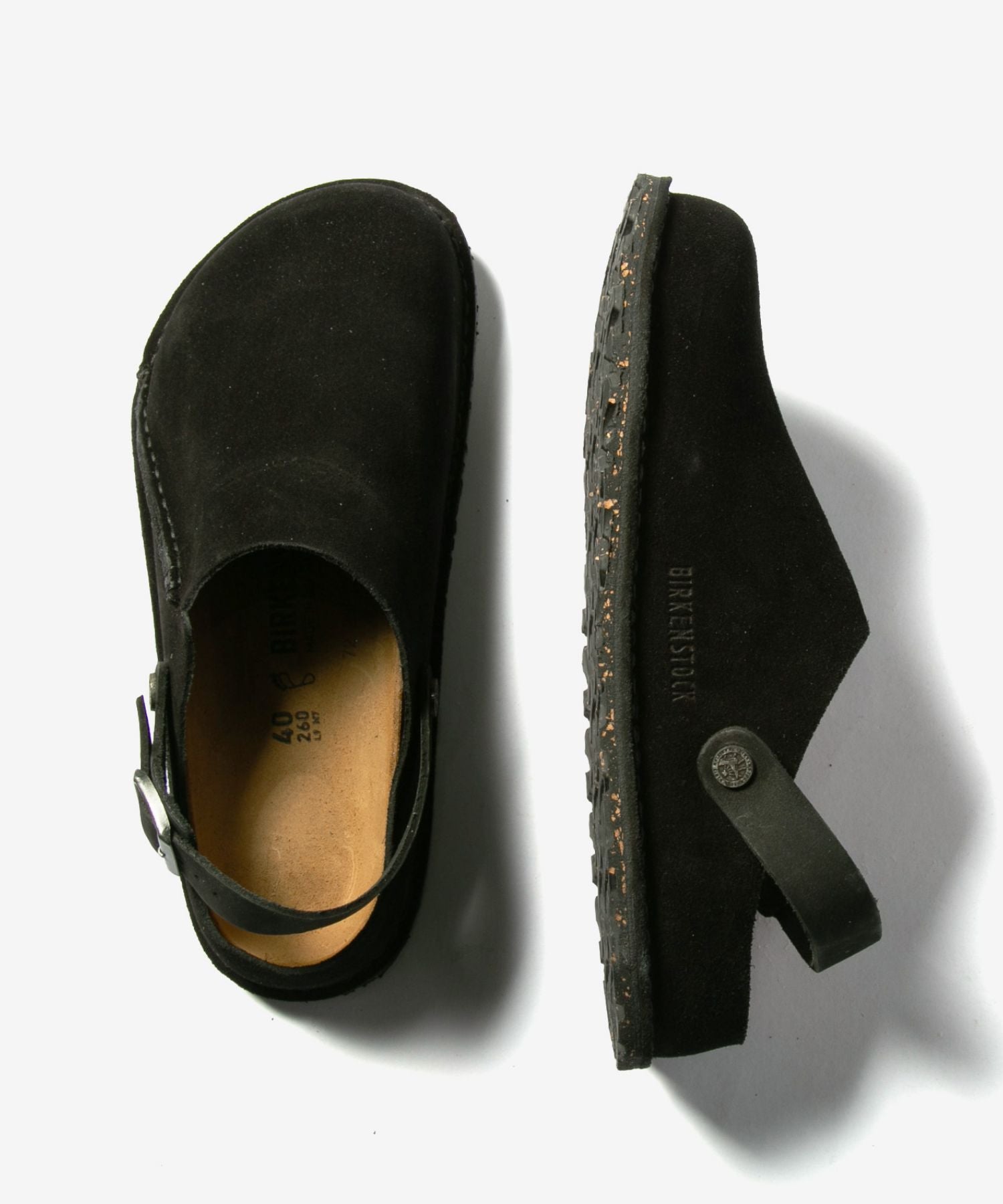 ビルケンシュトック BIRKENSTOCK ビルケンシュトック BIRKENSTOCK Lutry Premium Suede ルトリー プレミアム スエード Regular レギュラー Narrow ナロー （ブラック（ナロー）） ブラック（ナロー）