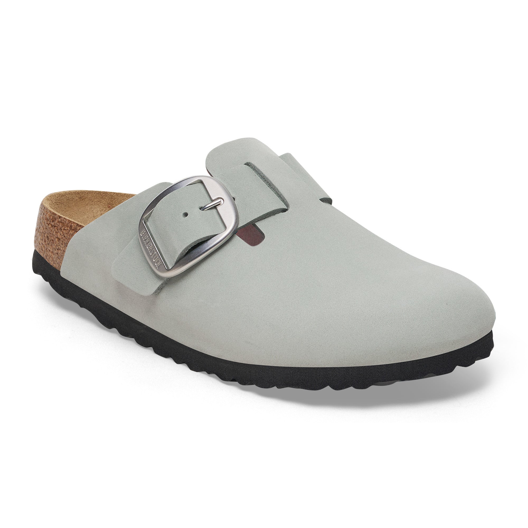 ビルケンシュトック BIRKENSTOCK Boston Big Buckle / ボストン ビッグバックル ヌバックレザー 【ナロー幅】 WOMEN （ピュアセージ） ピュアセージ