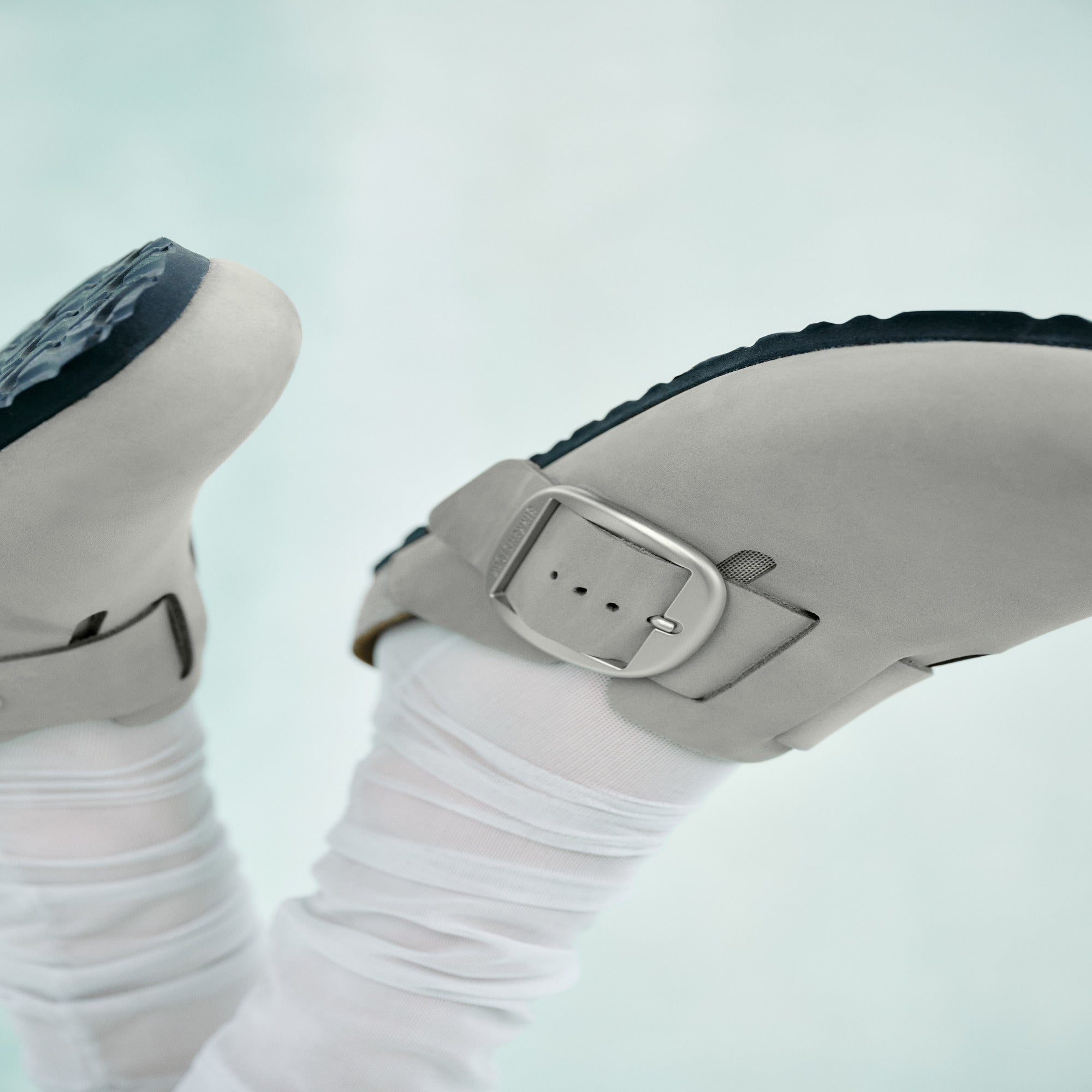 ビルケンシュトック BIRKENSTOCK Boston Big Buckle / ボストン ビッグバックル ヌバックレザー 【ナロー幅】 WOMEN （ピュアセージ） ピュアセージ