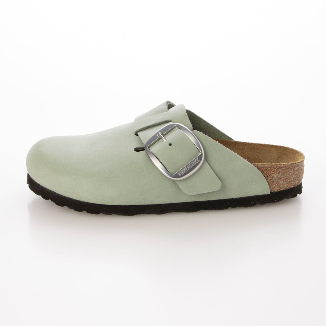 ビルケンシュトック BIRKENSTOCK Boston Big Buckle / ボストン ビッグバックル ヌバックレザー 【ナロー幅】 WOMEN （ピュアセージ） ピュアセージ
