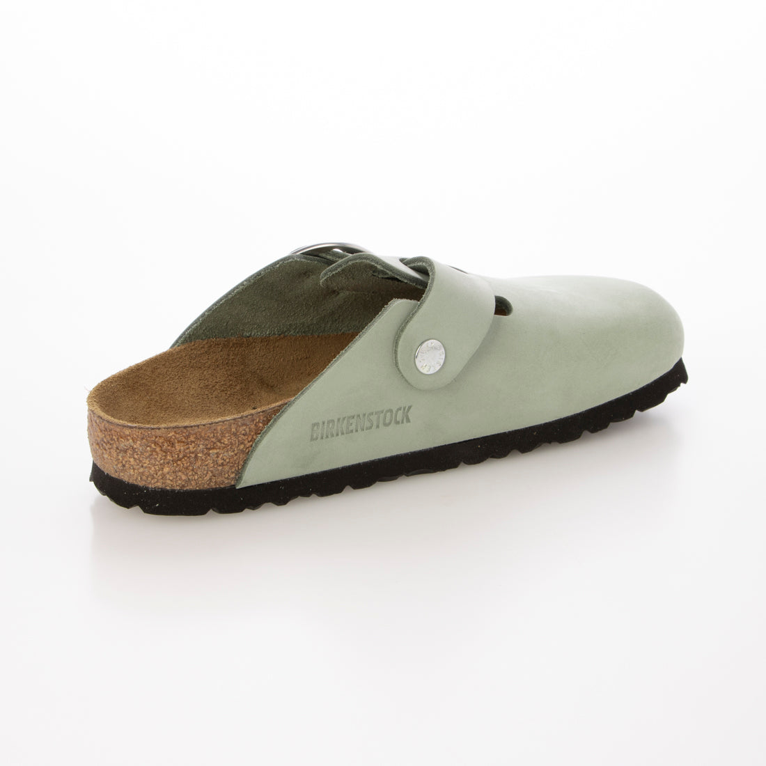 ビルケンシュトック BIRKENSTOCK Boston Big Buckle / ボストン ビッグバックル ヌバックレザー 【ナロー幅】 WOMEN （ピュアセージ） ピュアセージ