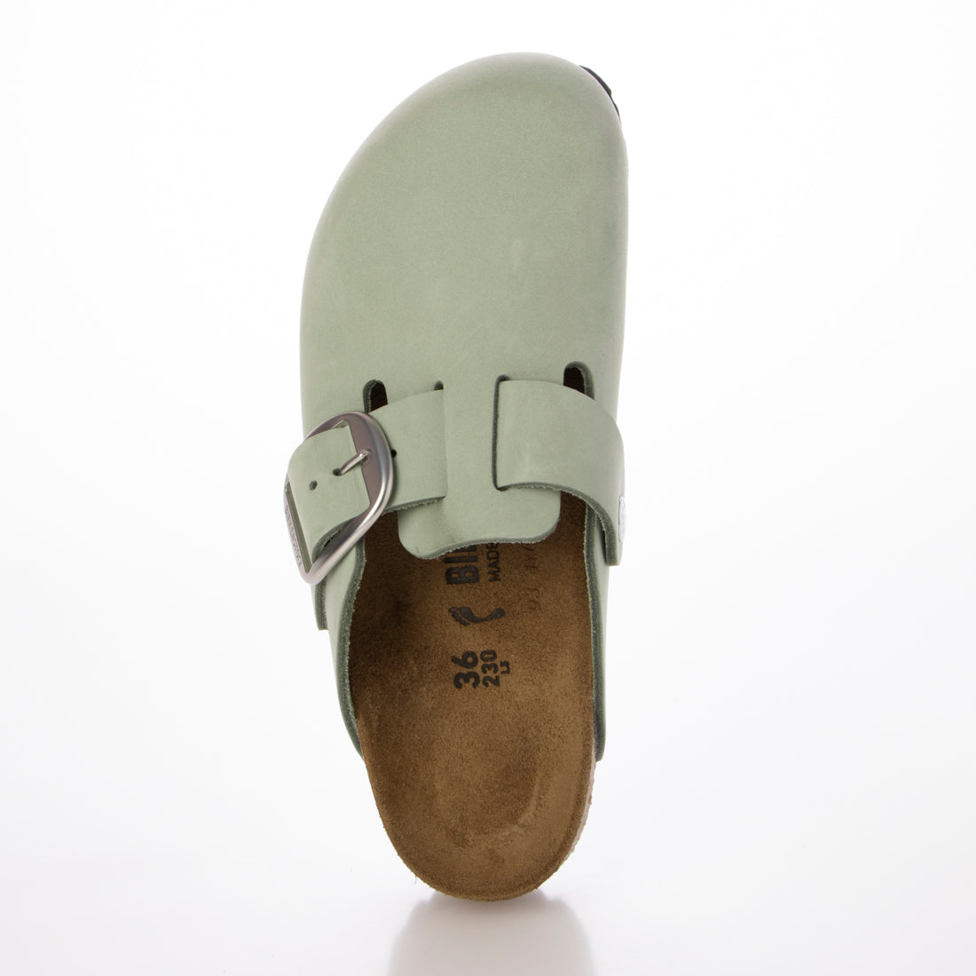 ビルケンシュトック BIRKENSTOCK Boston Big Buckle / ボストン ビッグバックル ヌバックレザー 【ナロー幅】 WOMEN （ピュアセージ） ピュアセージ