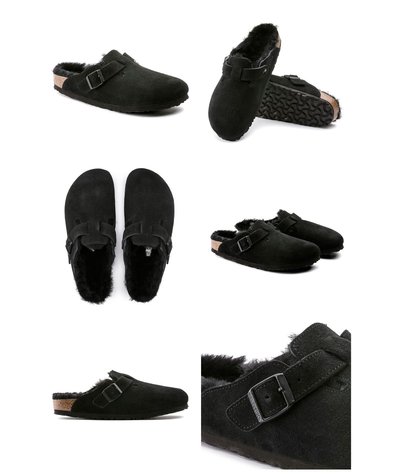 ビルケンシュトック BIRKENSTOCK レディース サンダル ファー Boston Shearling 【ナロー幅】