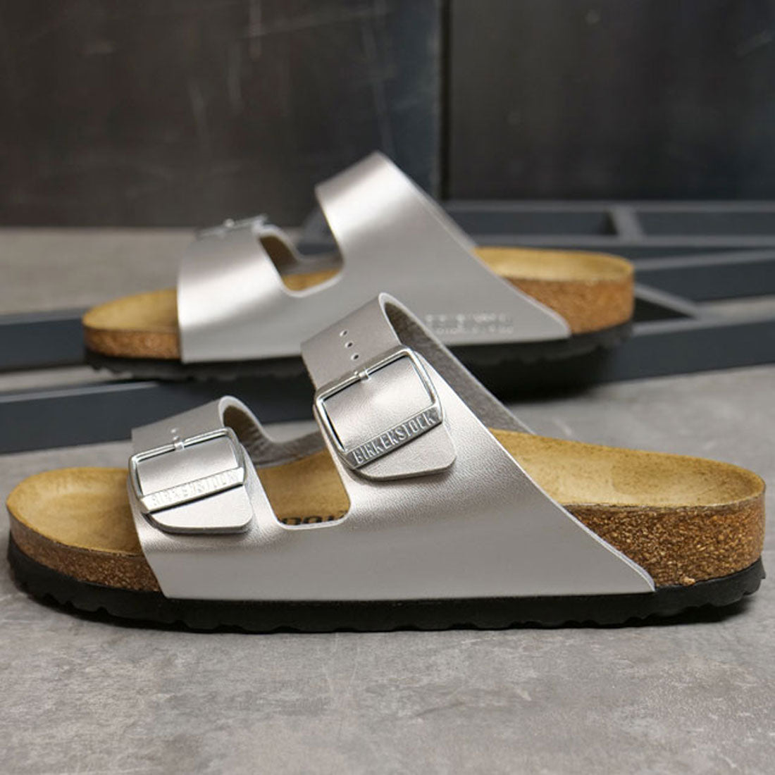 ビルケンシュトック BIRKENSTOCK ARIZONA BS SILVER | BIRKO-FLOR [1012283] （SILVER） SILVER