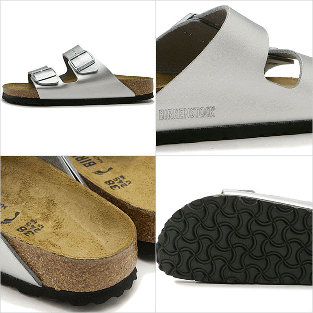 ビルケンシュトック BIRKENSTOCK ARIZONA BS SILVER | BIRKO-FLOR [1012283] （SILVER） SILVER