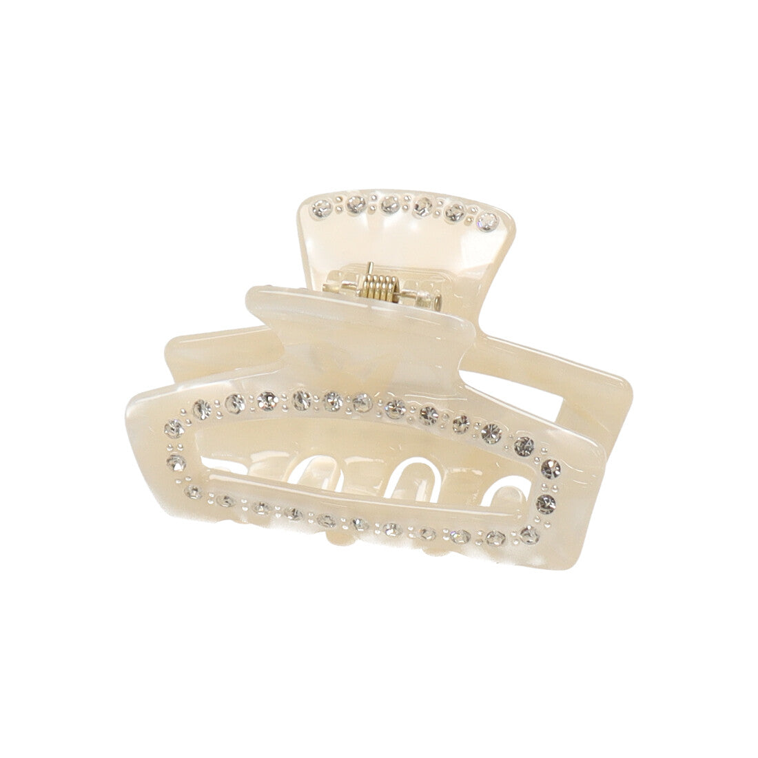 ビビ BIBI ミニ バンスクリップ (ヘアクリップ） （ホワイト系） ホワイト系