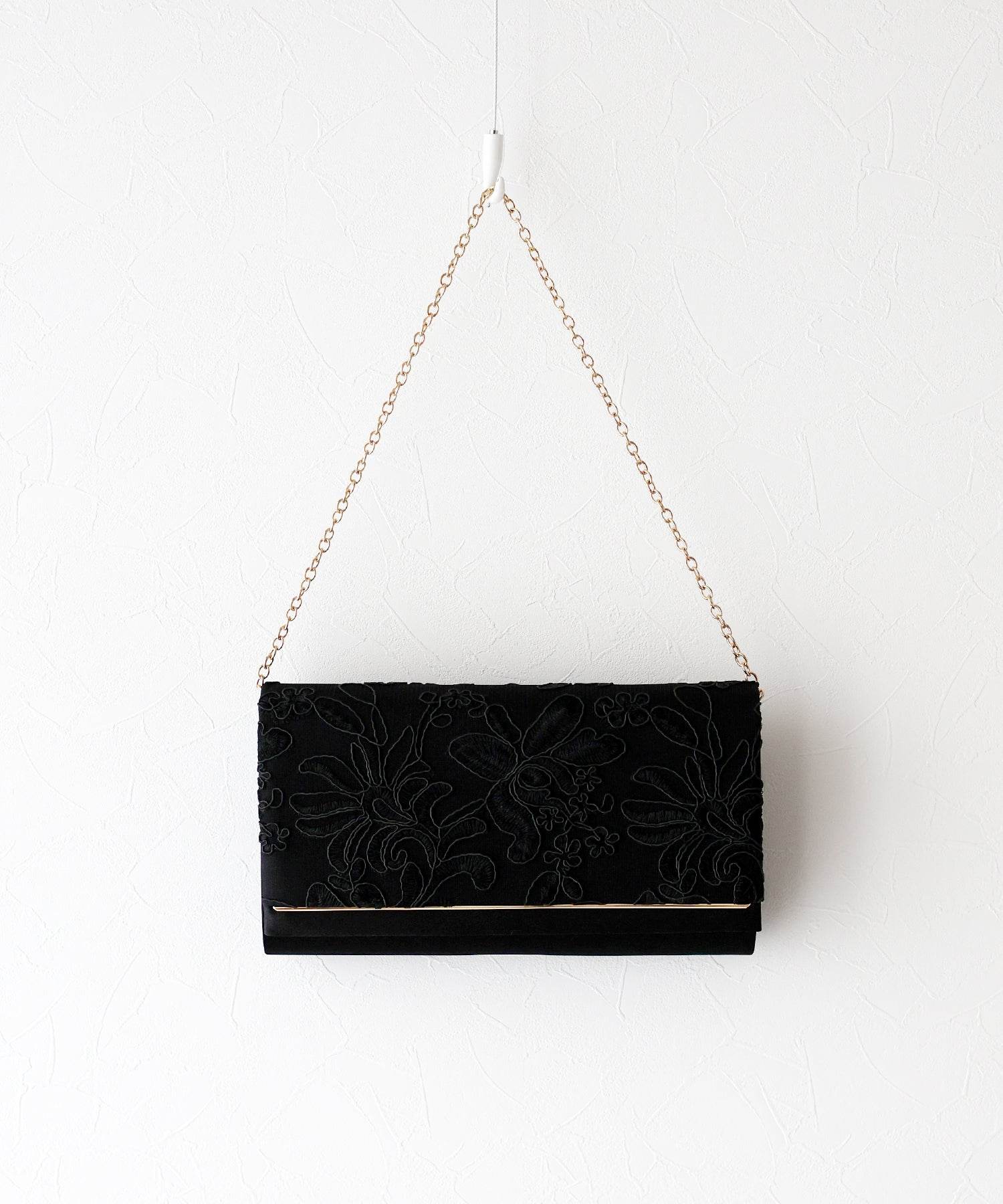 BLUEEAST Embroidered Lace Clutch Bag