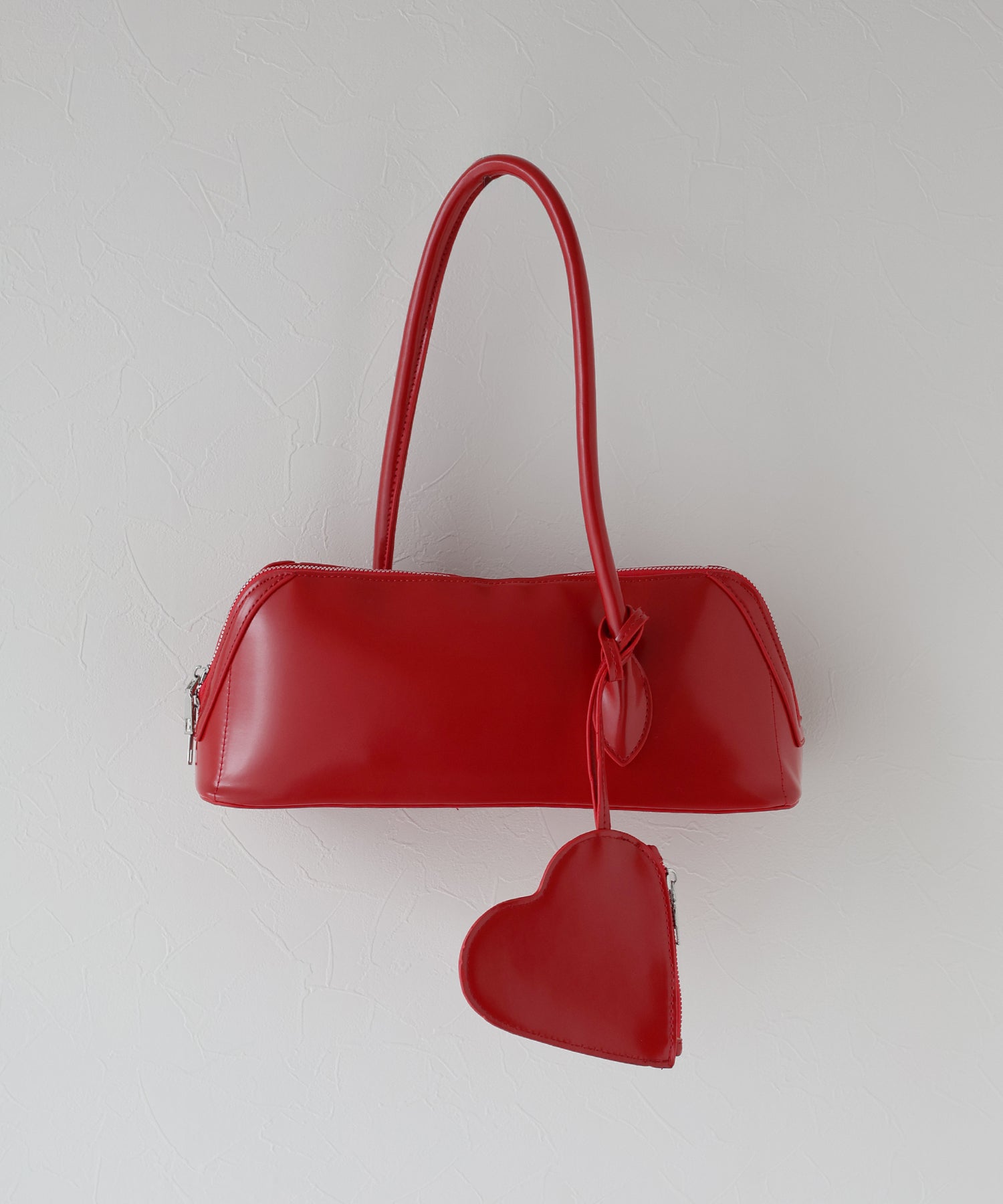 é Heart pouch shoulder strap bag SHOP LC DELIVERING JOY Cute White Heart Purse for Women, Faux