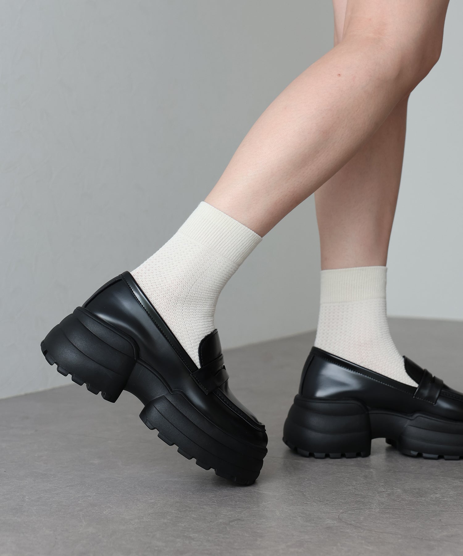 BLUEEAST Thick Sole Loafers