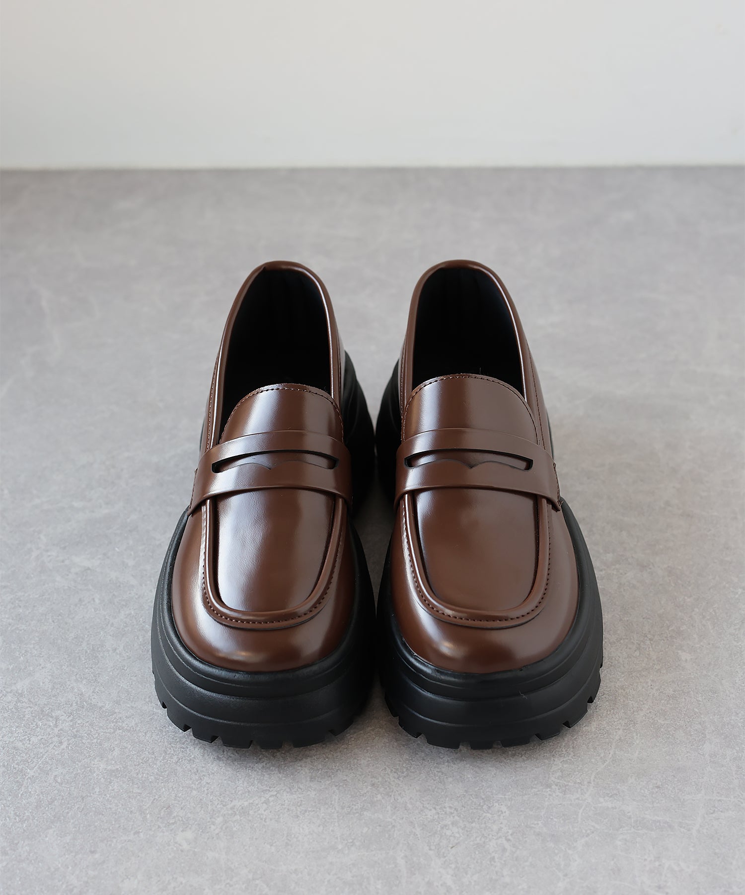 BLUEEAST Thick Sole Loafers
