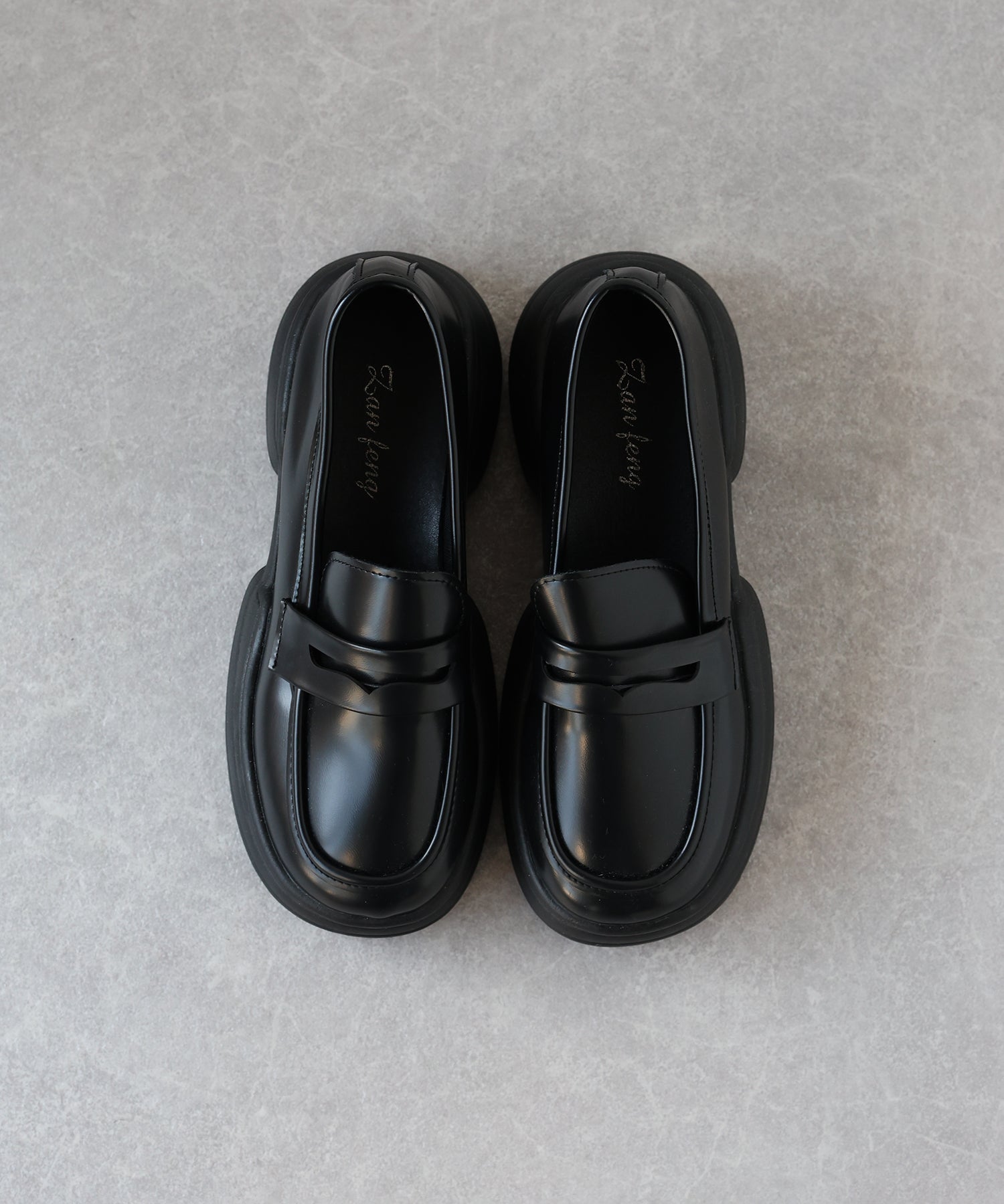 BLUEEAST Thick Sole Loafers