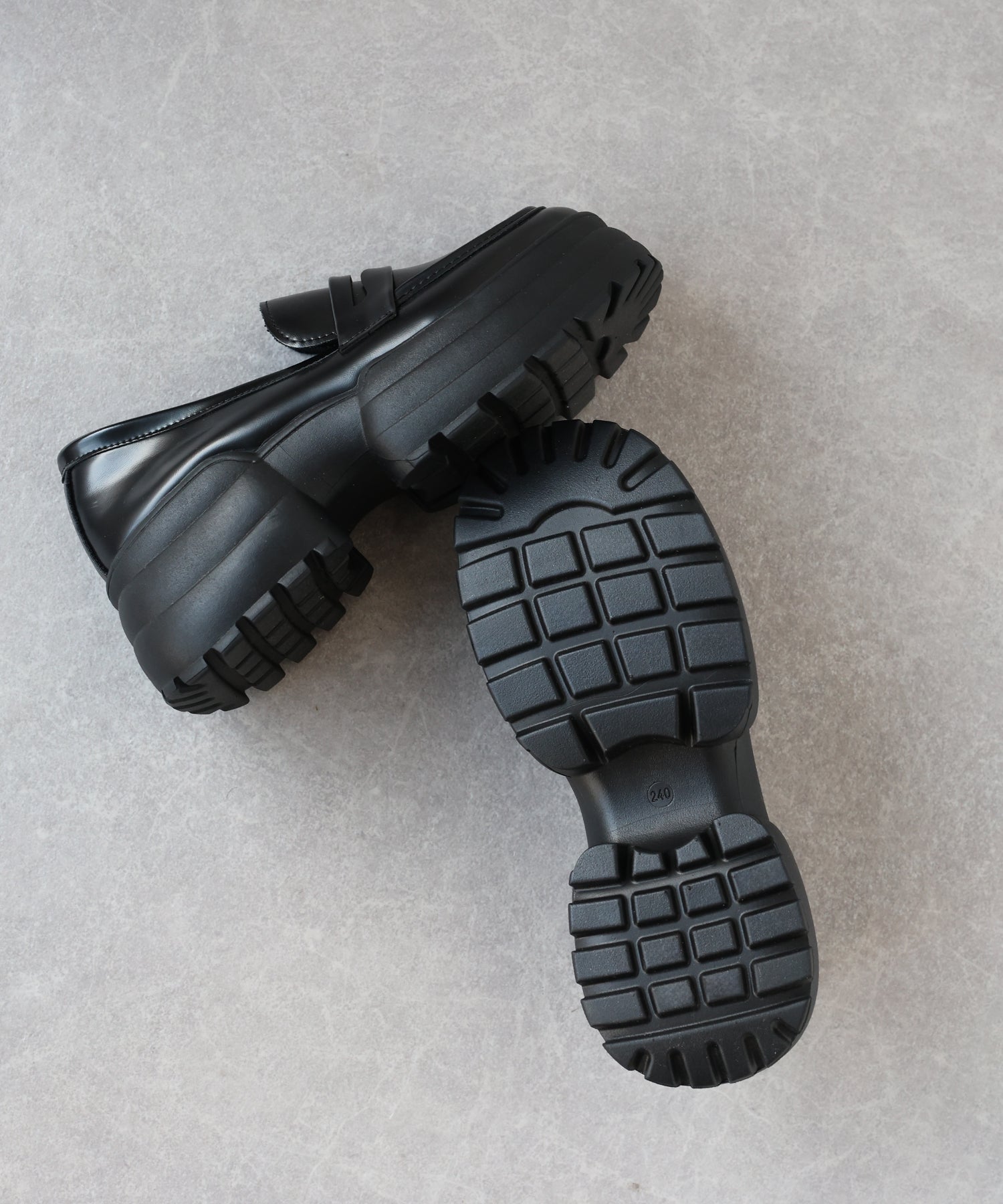 BLUEEAST Thick Sole Loafers