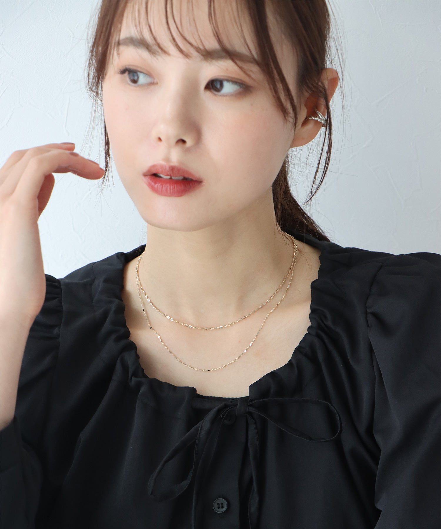 ブルーイースト BLUEEAST スパークルチェーンネックレス / ニッケルフリー