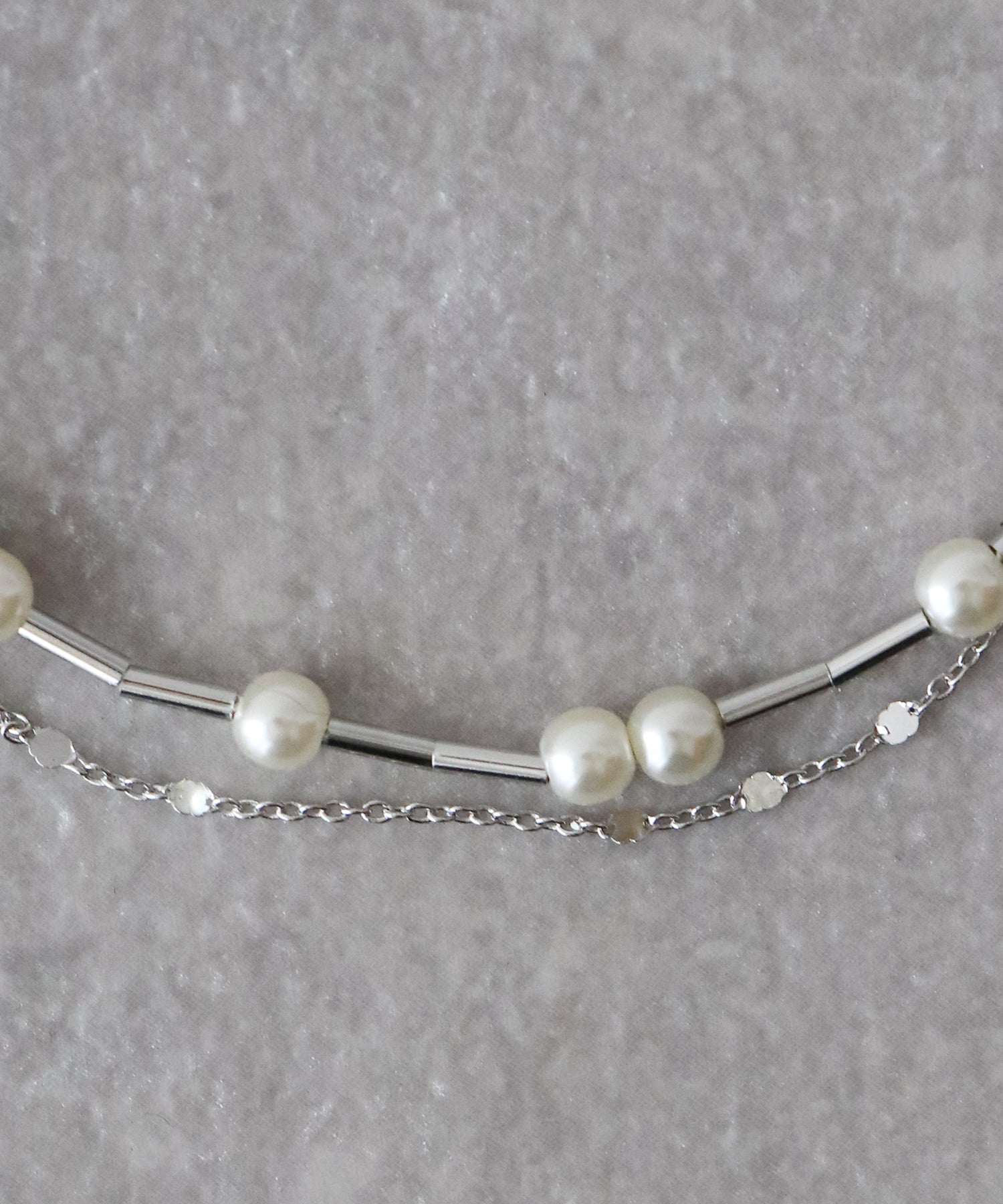 Blue East Pearl Long Chain Bracelet