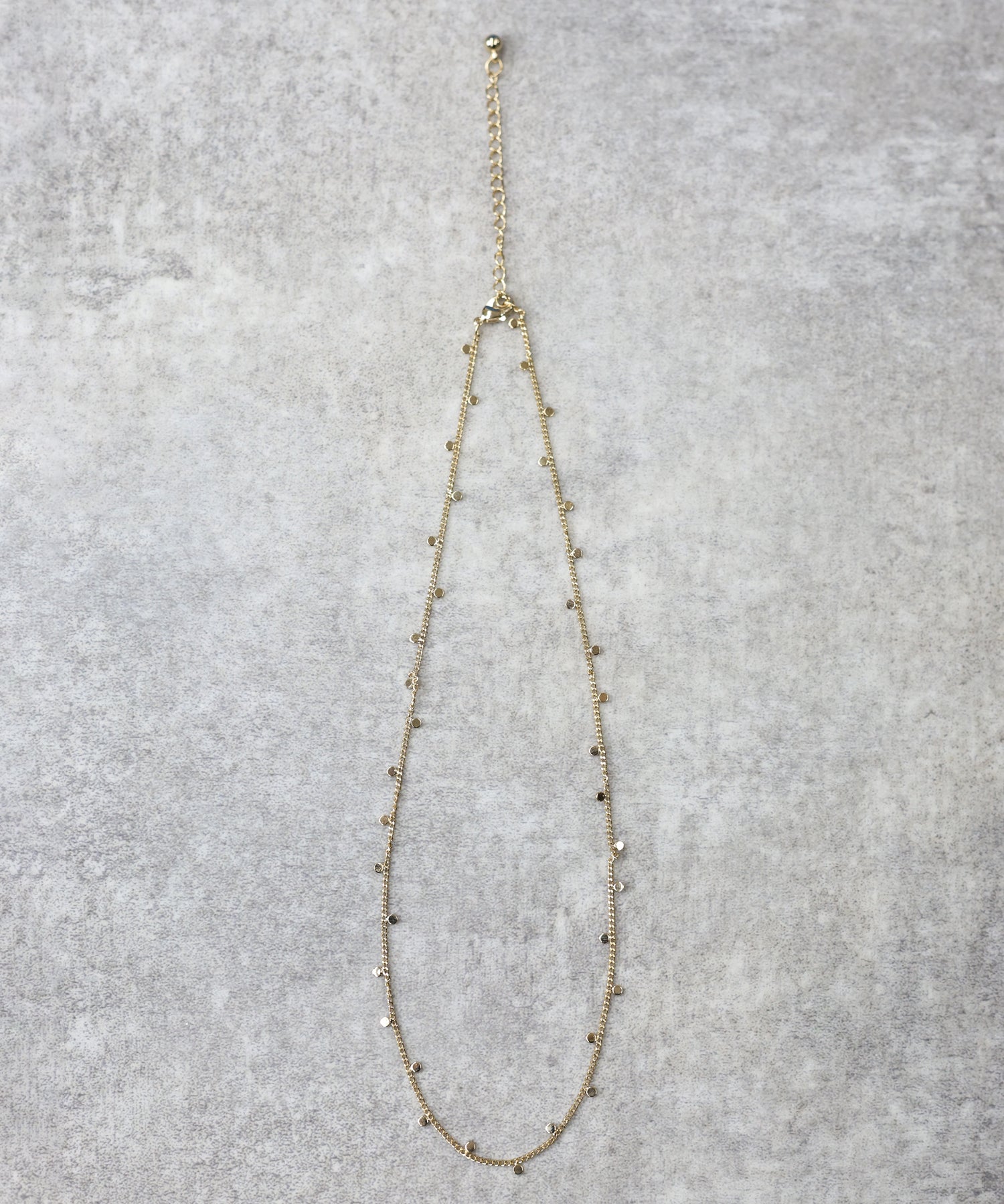 BLUEEAST Plate Dot Necklace / Nickel Free