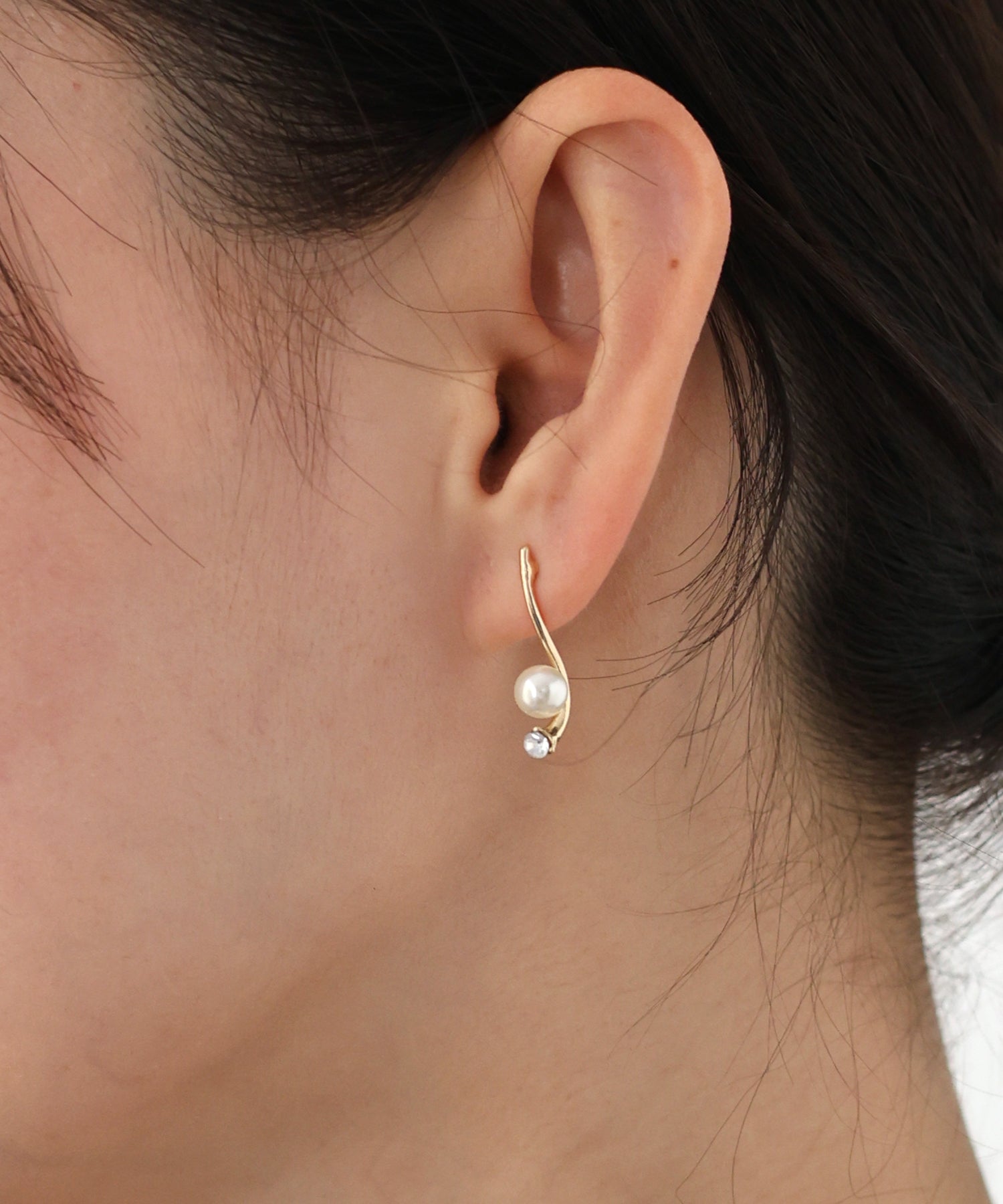 ブルーイースト BLUEEAST ラッパパールピアス （ゴールド） ゴールド