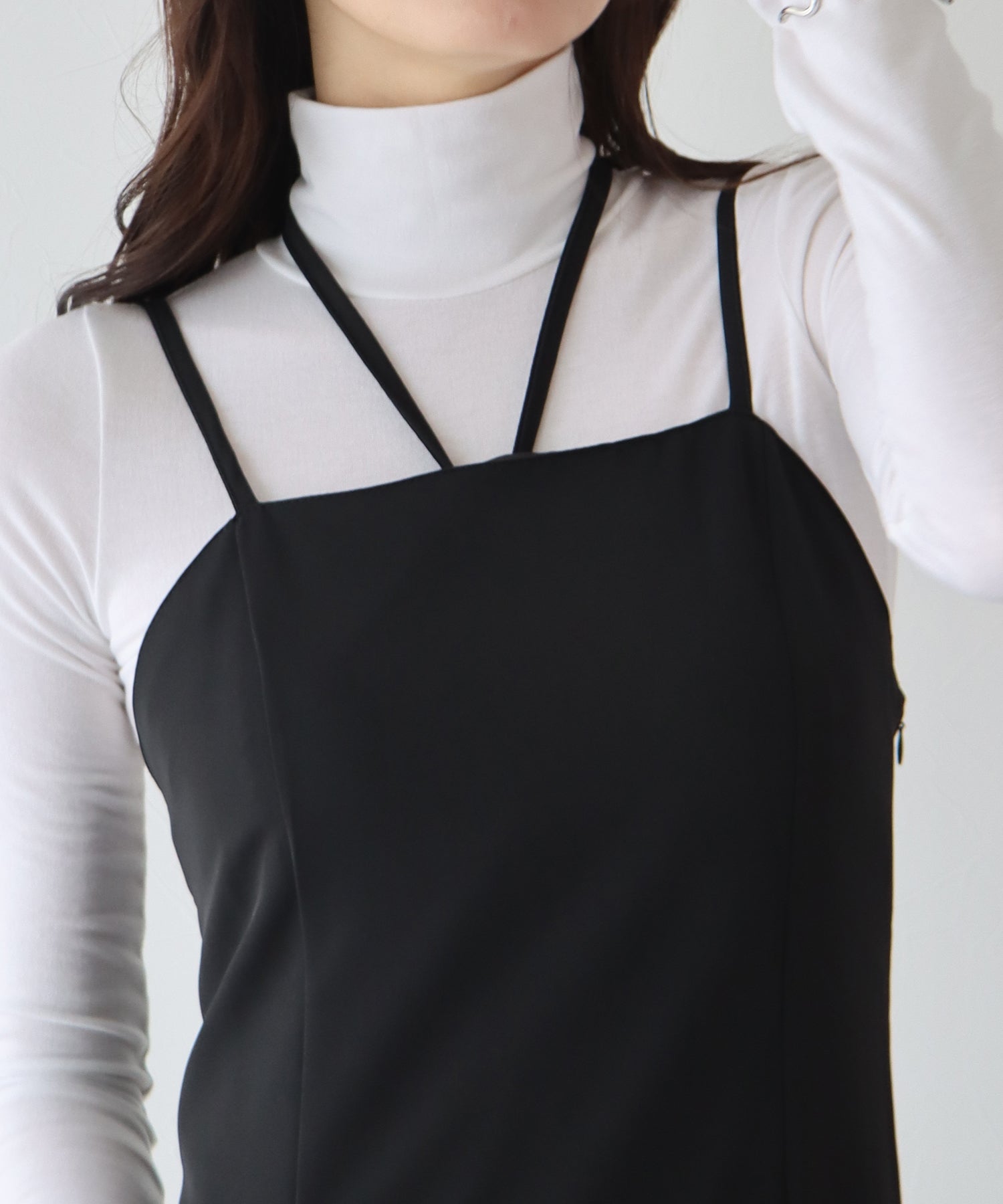 BLUEEAST I-Line Halter Camisole Dress