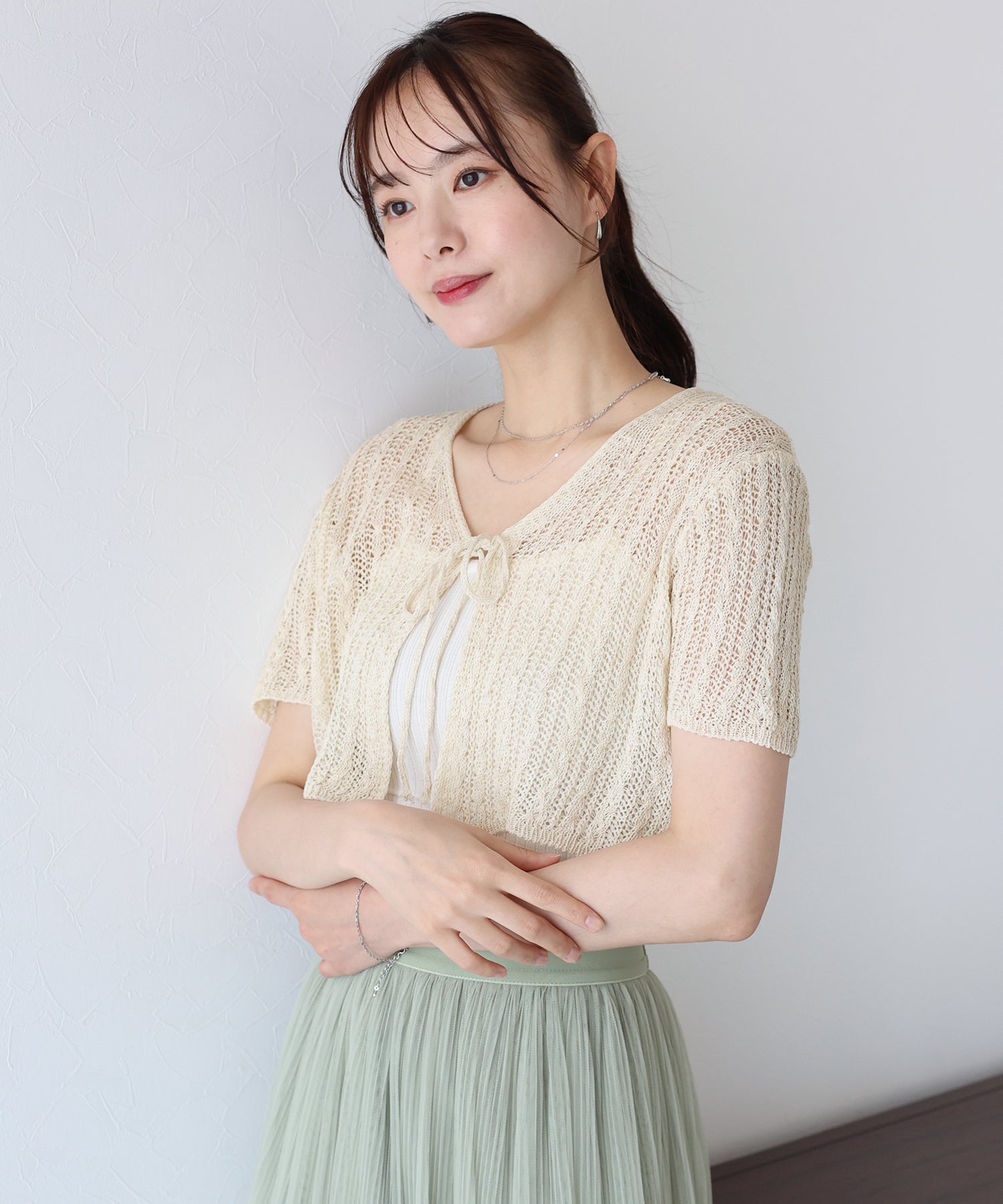 藍東 BLUEEAST 編織夏季針織開襟衫