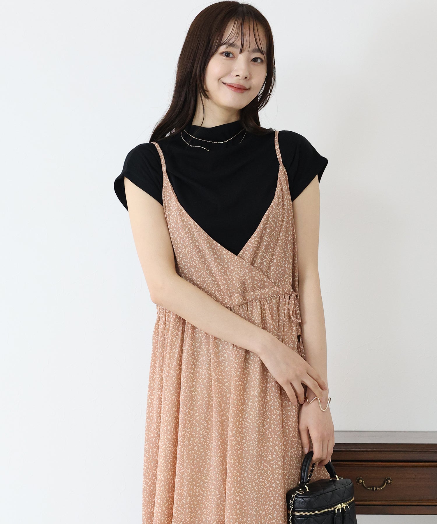 Blue East Print Camisole Dress