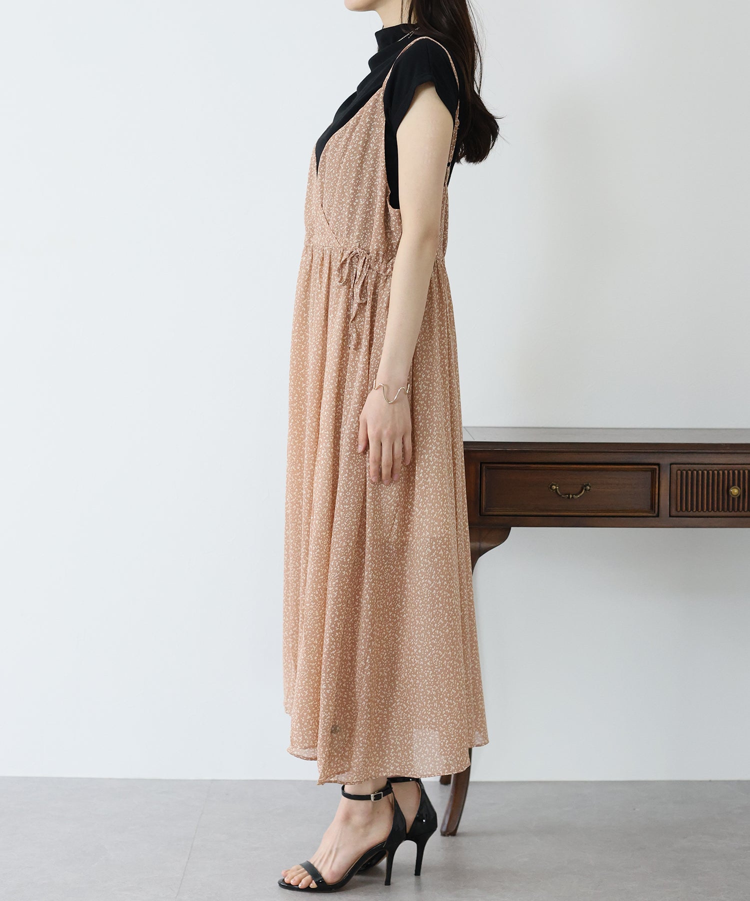 Blue East Print Camisole Dress