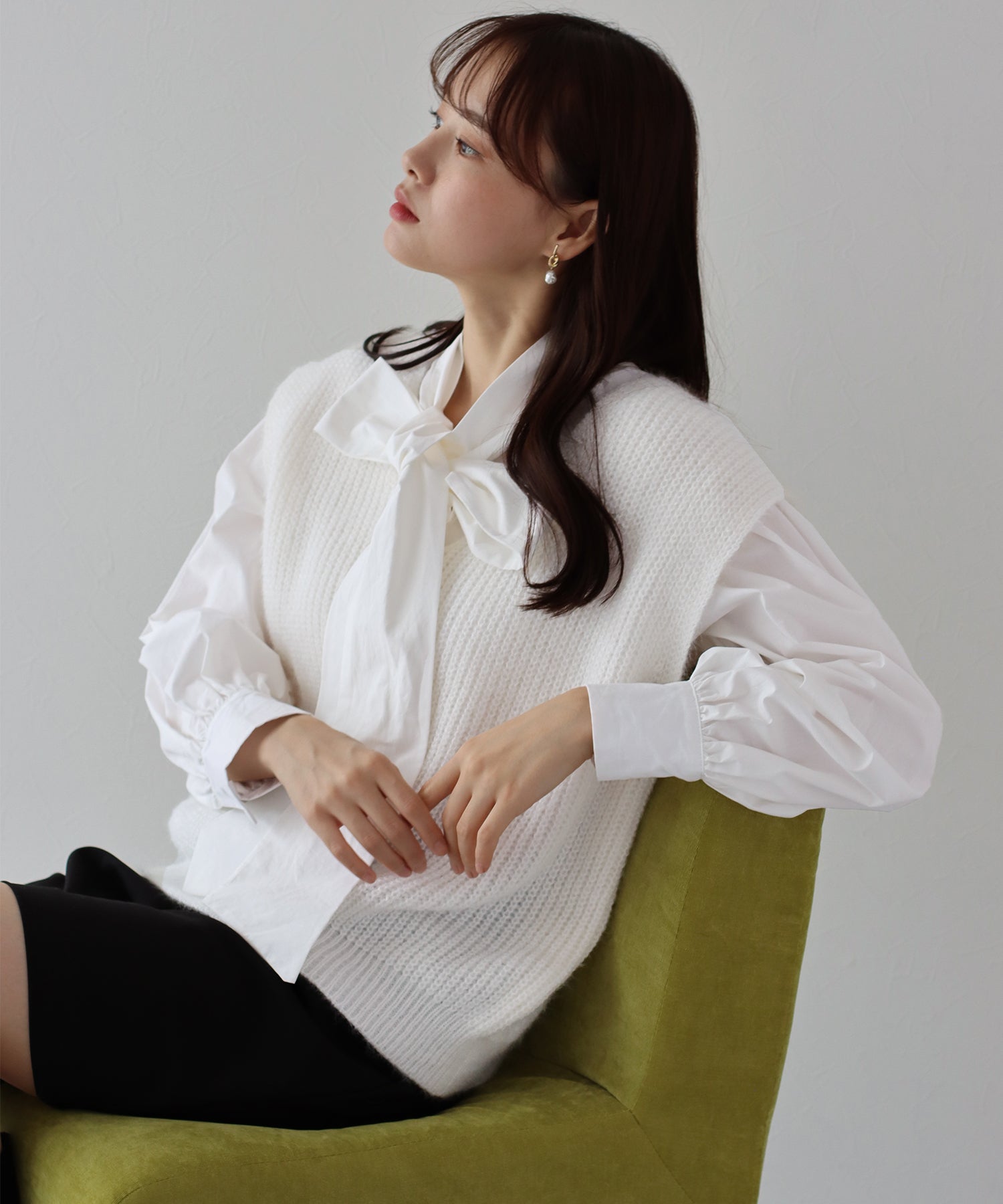 ブルーイースト BLUEEAST Vネックニットベスト