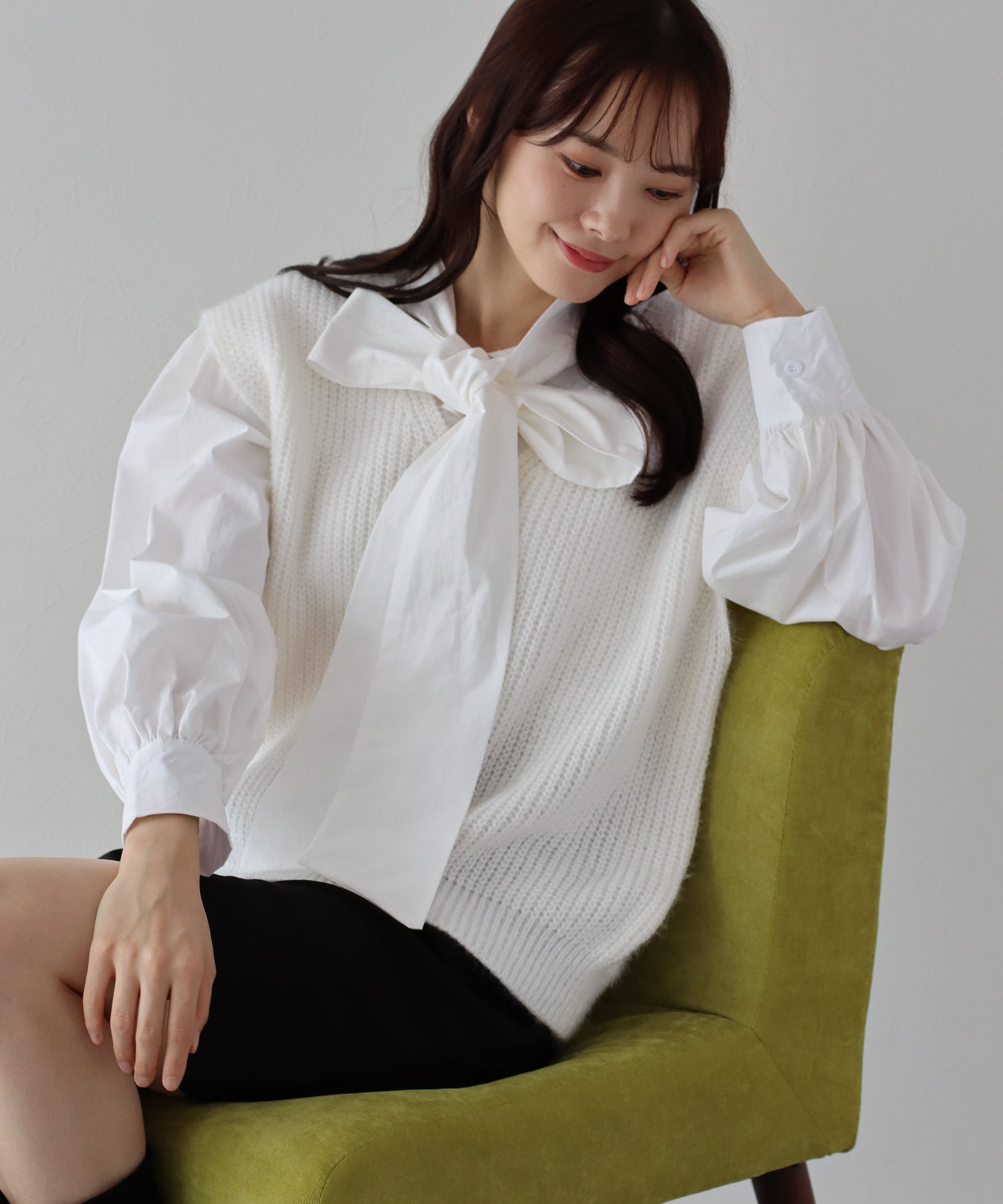 ブルーイースト BLUEEAST Vネックニットベスト