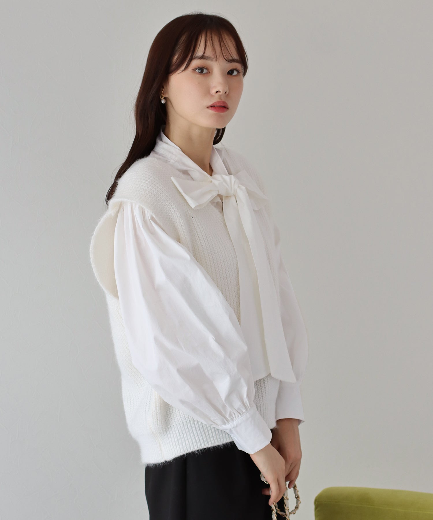 ブルーイースト BLUEEAST Vネックニットベスト