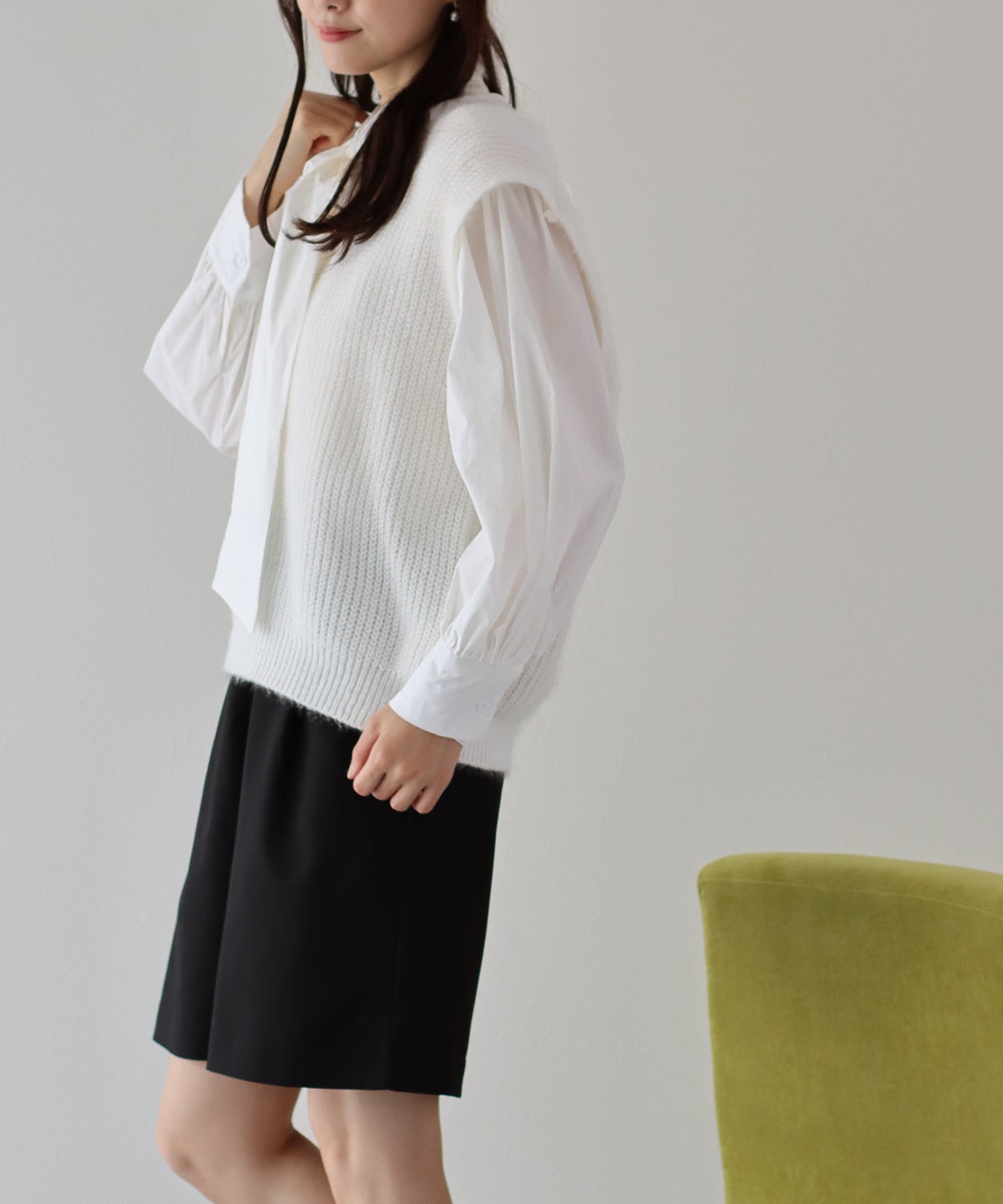 ブルーイースト BLUEEAST Vネックニットベスト