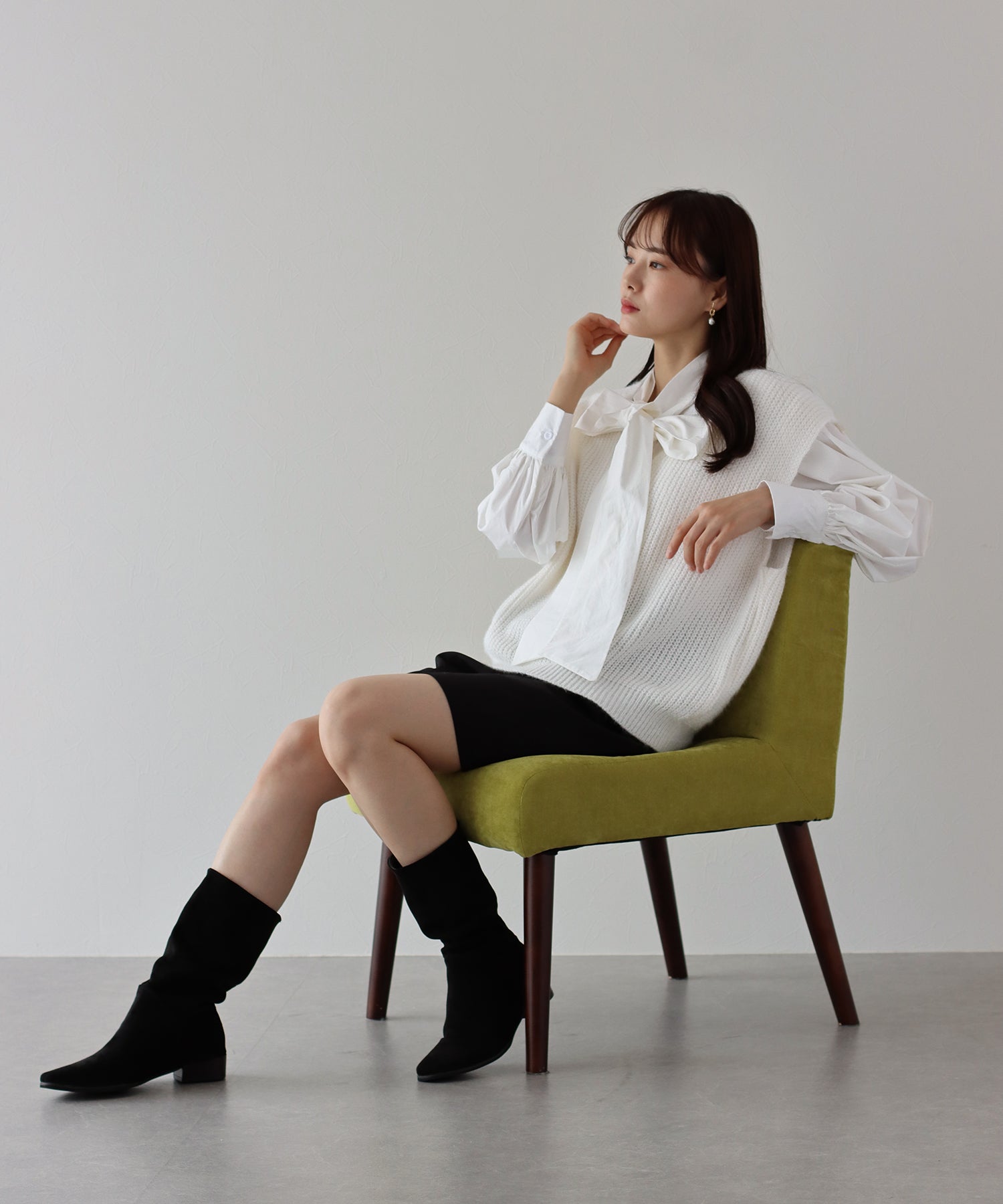 ブルーイースト BLUEEAST Vネックニットベスト