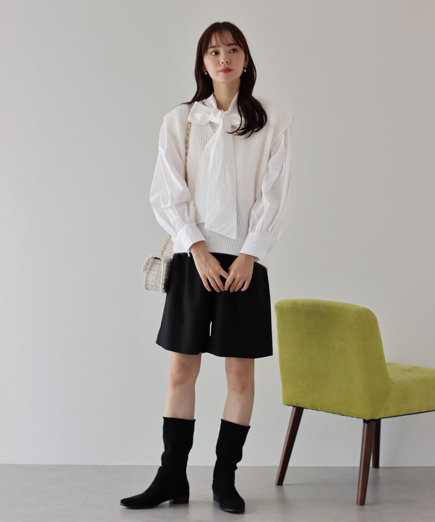 ブルーイースト BLUEEAST Vネックニットベスト