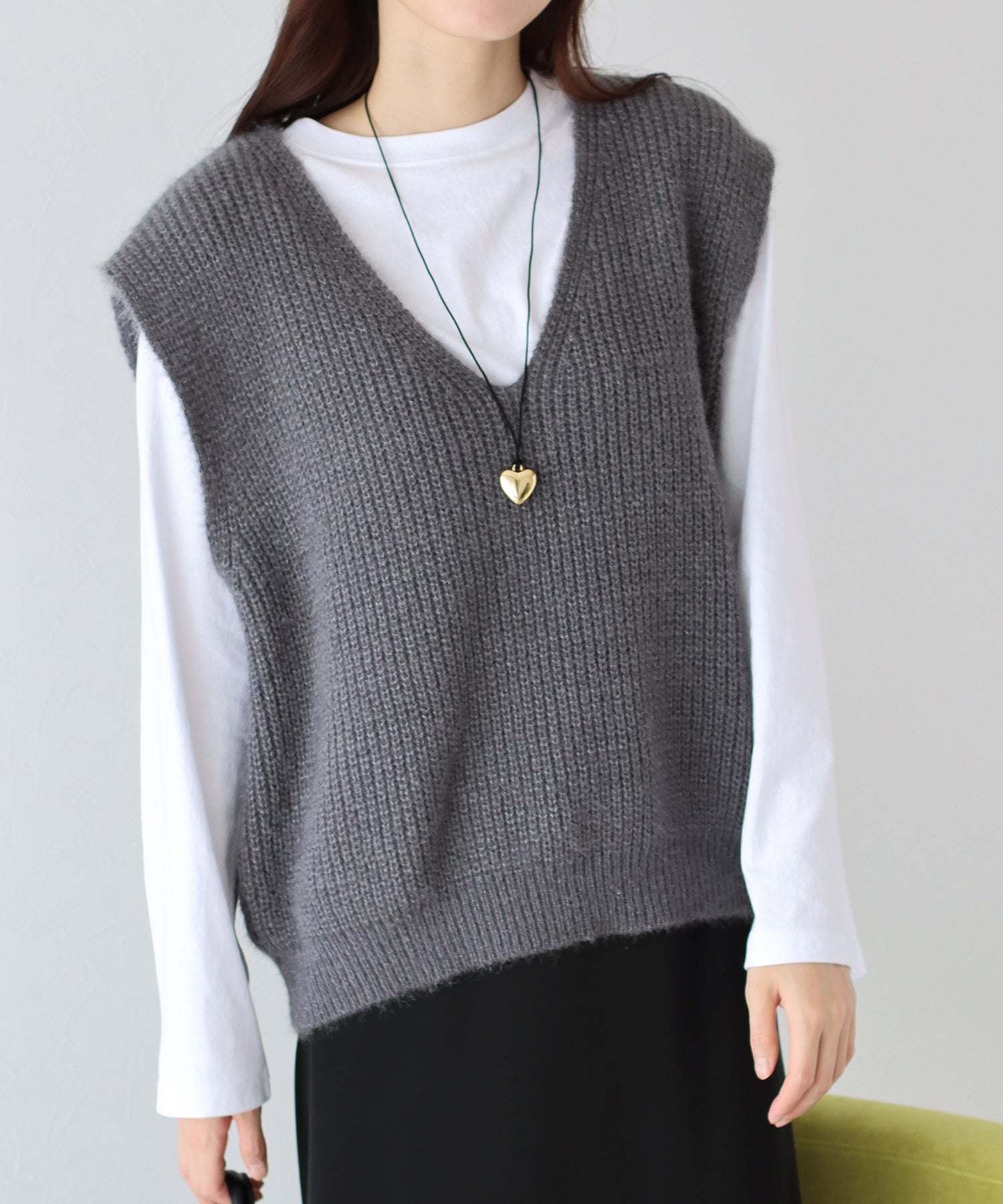 ブルーイースト BLUEEAST Vネックニットベスト