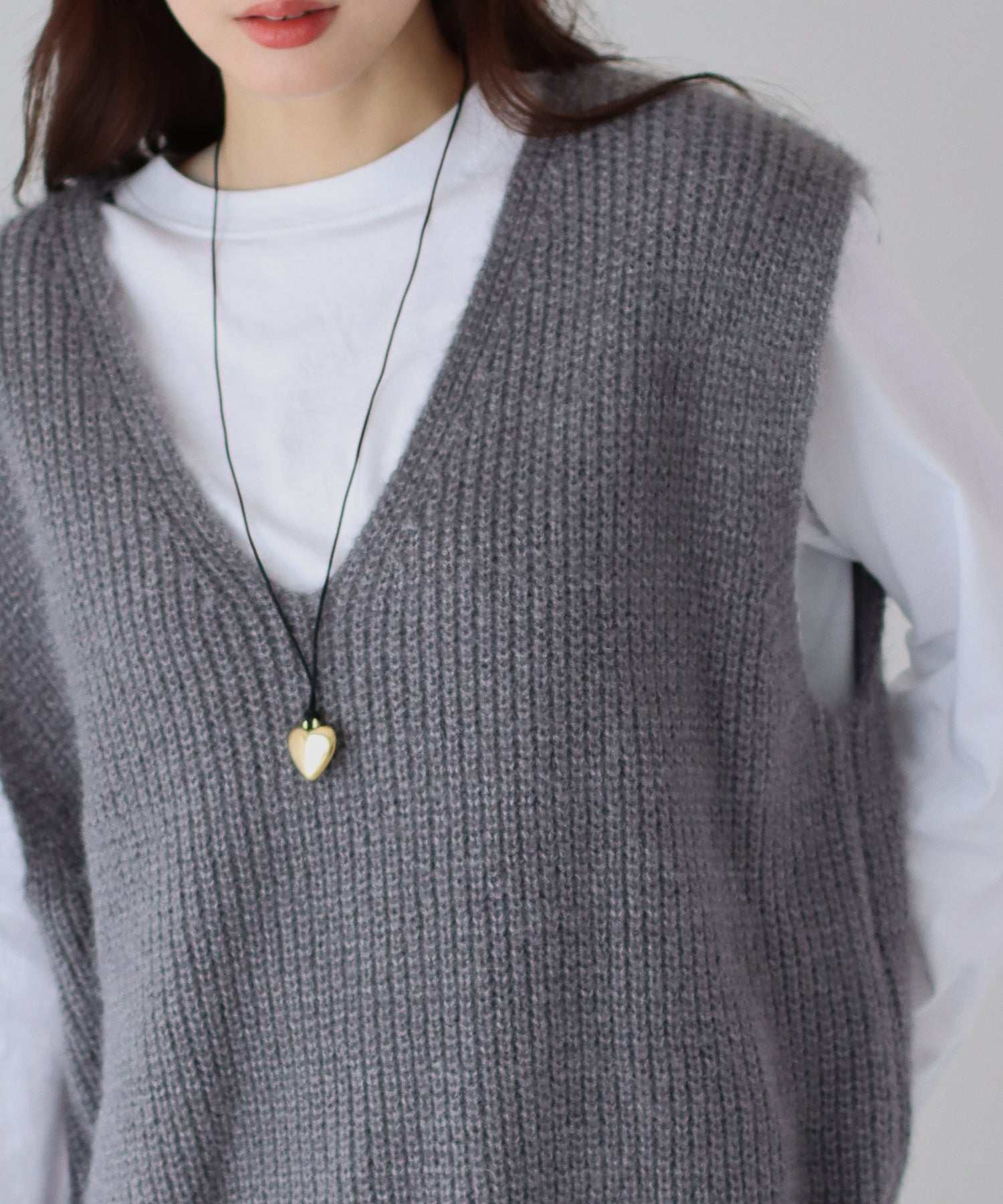 ブルーイースト BLUEEAST Vネックニットベスト