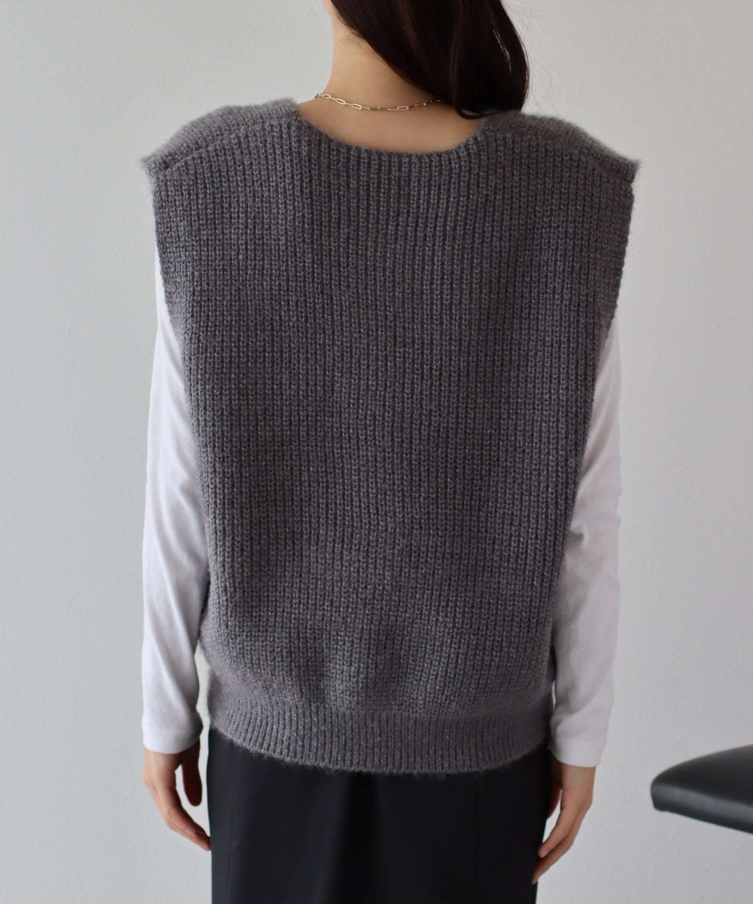 ブルーイースト BLUEEAST Vネックニットベスト