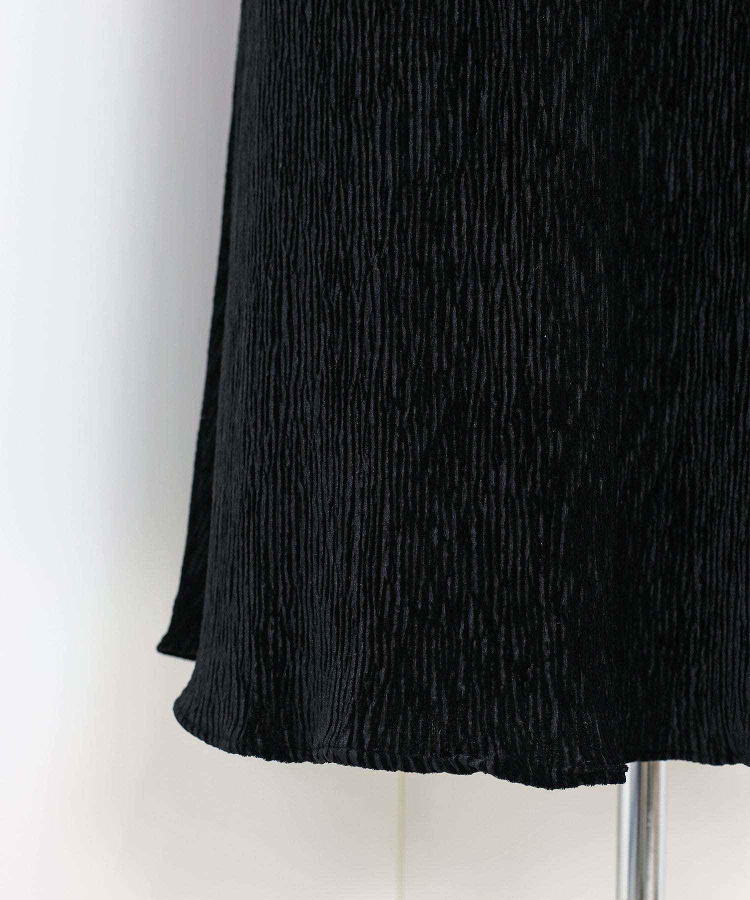 ブルーイースト BLUEEAST プリーツベロアマーメイドスカート （ブラウン） ブラウン