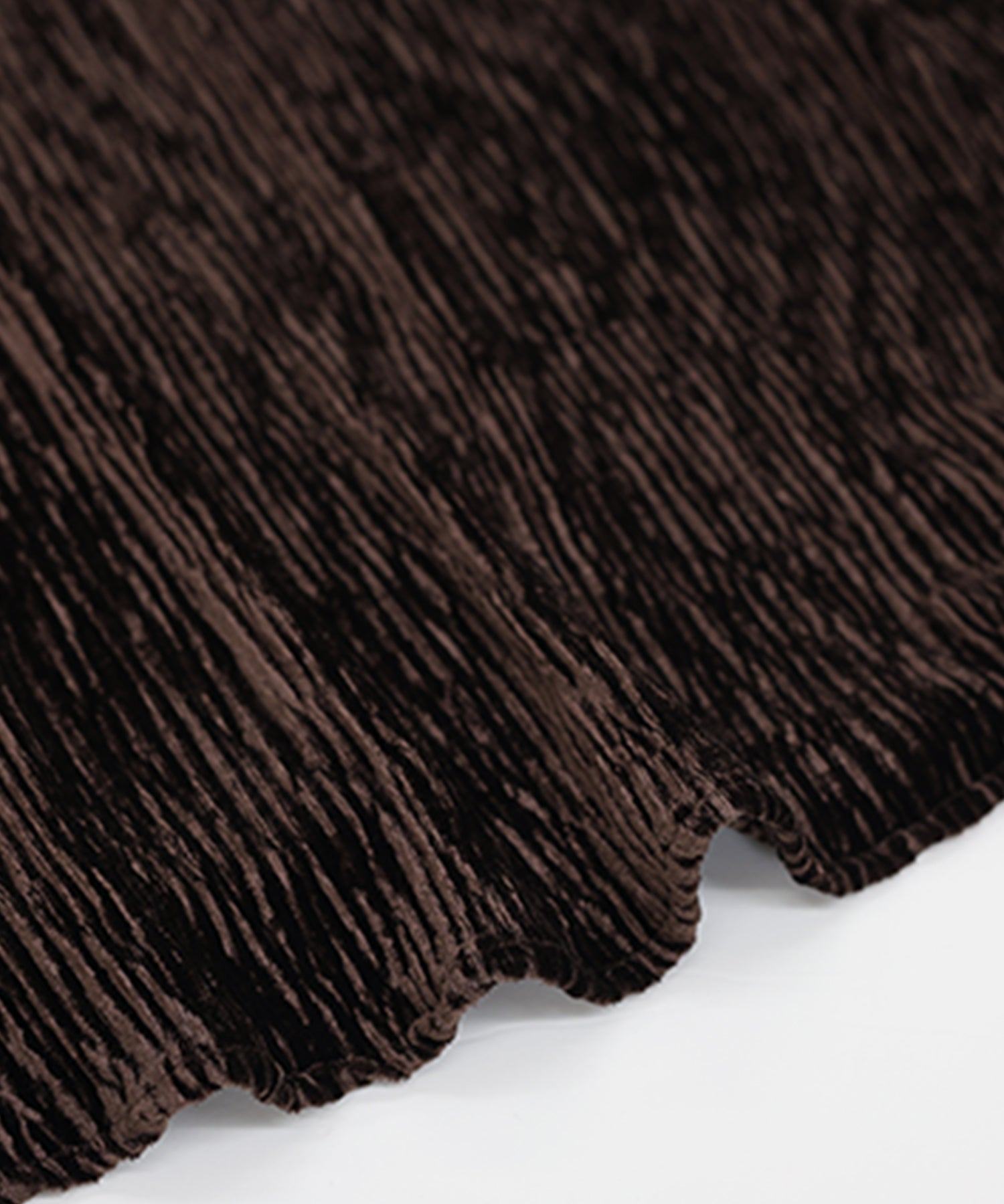 ブルーイースト BLUEEAST プリーツベロアマーメイドスカート （ブラウン） ブラウン