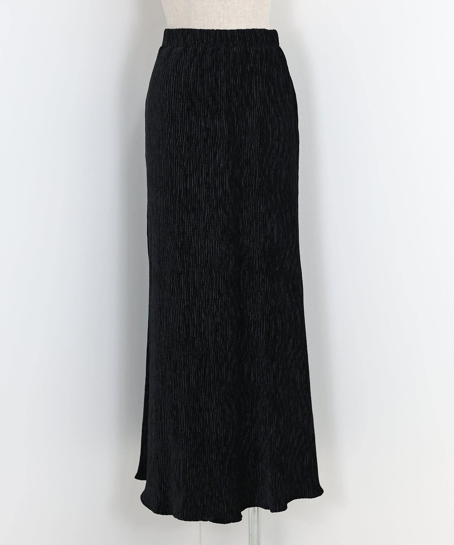 ブルーイースト BLUEEAST プリーツベロアマーメイドスカート （ブラウン） ブラウン