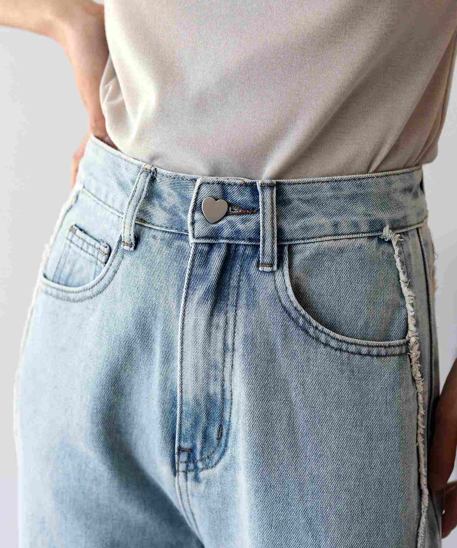 ブルーイースト BLUEEAST サイドフリンジデニム