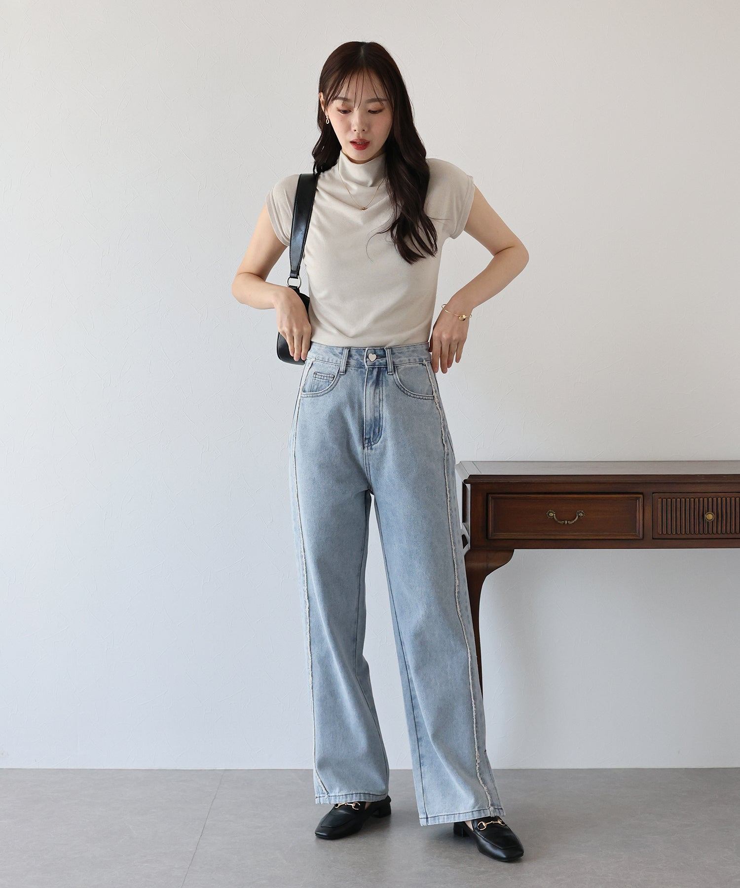 ブルーイースト BLUEEAST サイドフリンジデニム