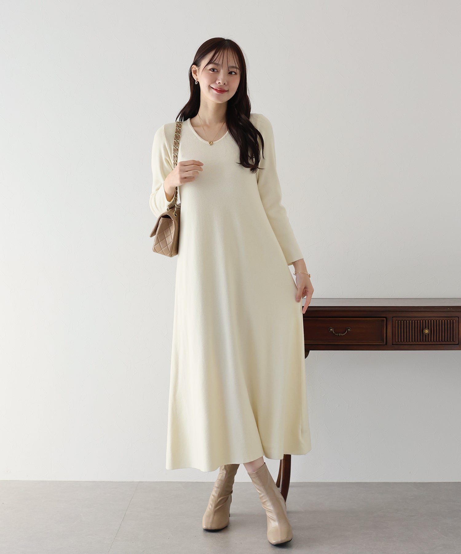 BLUEEAST Long Knit Dress