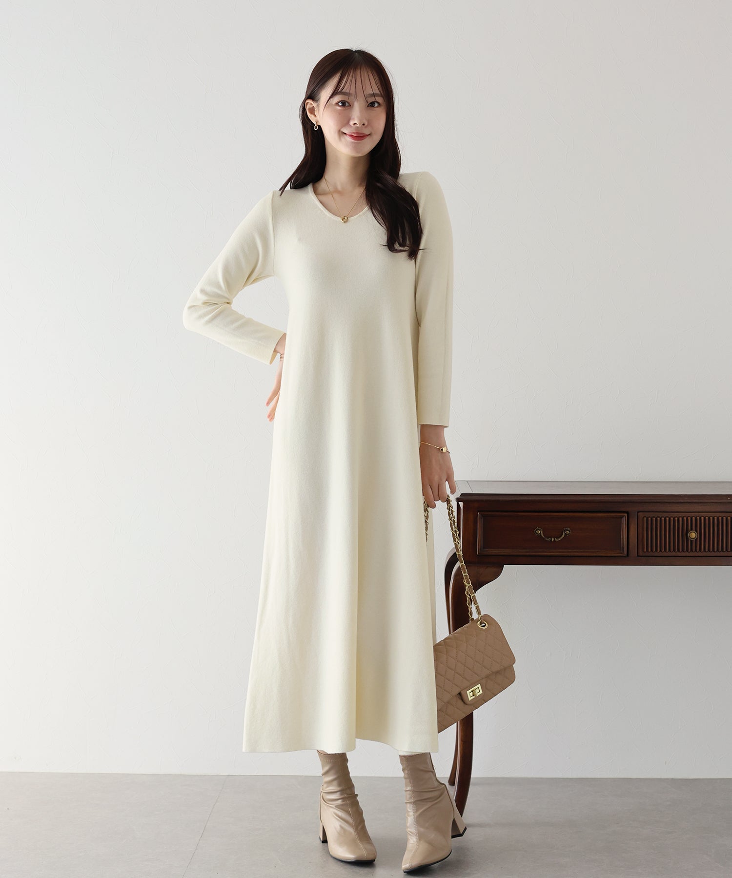 BLUEEAST Long Knit Dress