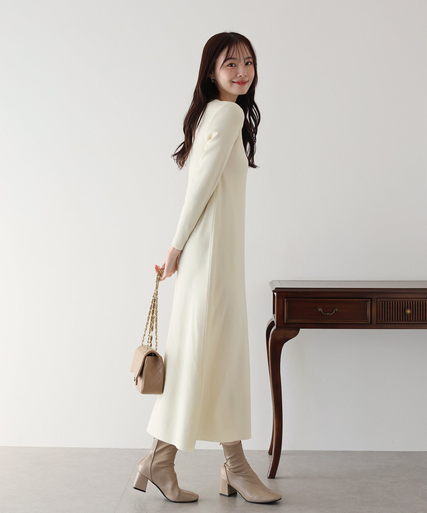 BLUEEAST Long Knit Dress