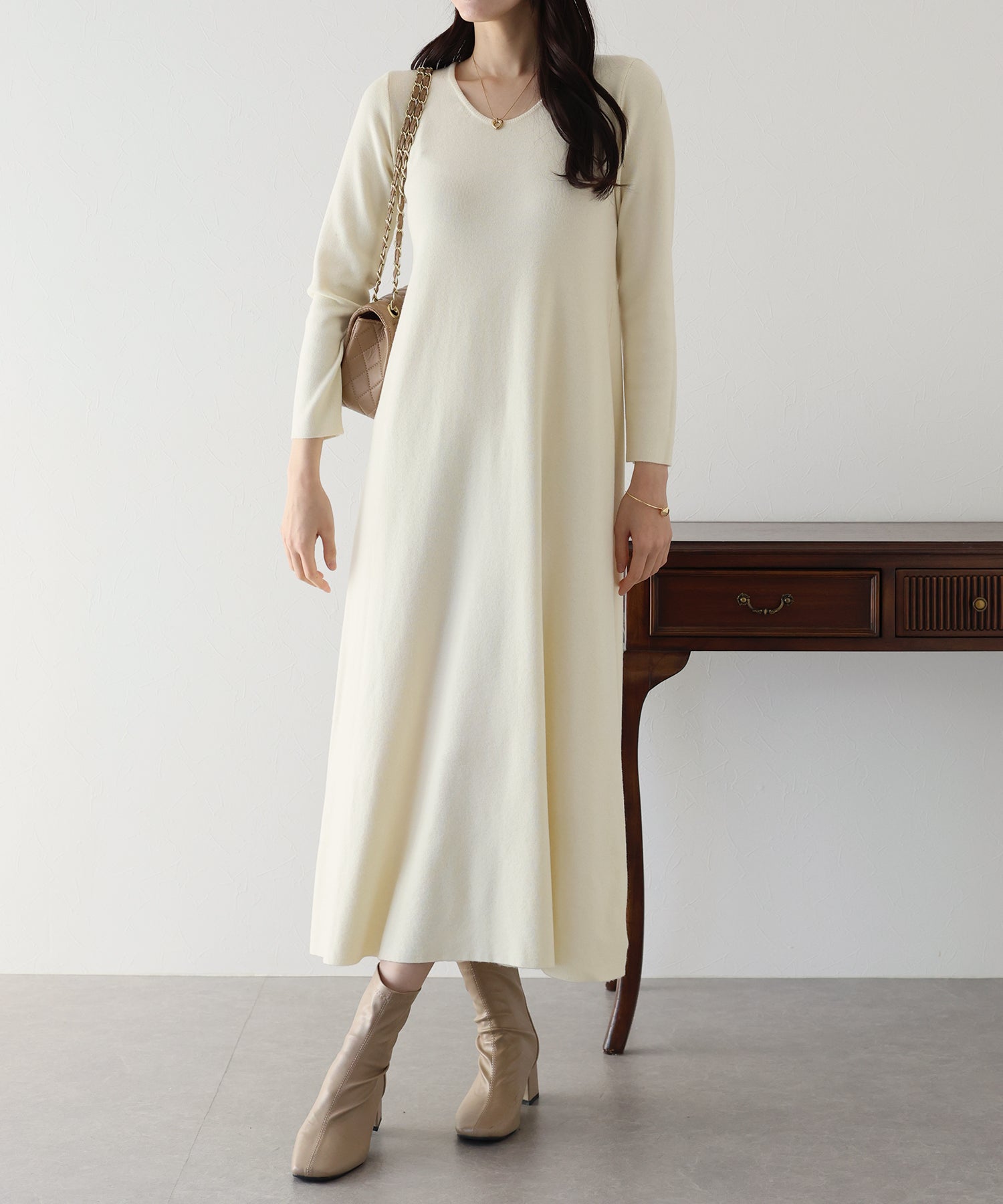 BLUEEAST Long Knit Dress