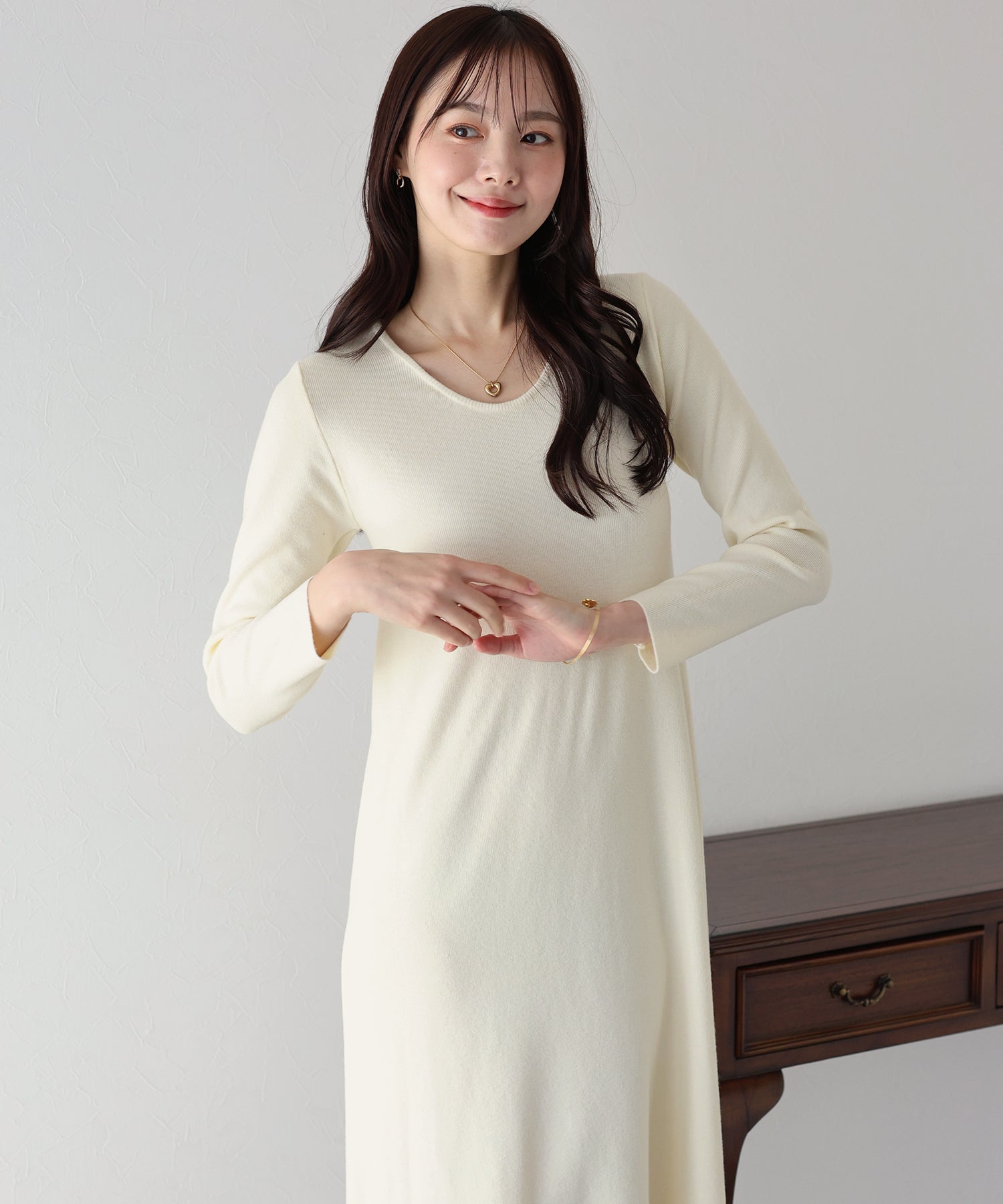 BLUEEAST Long Knit Dress