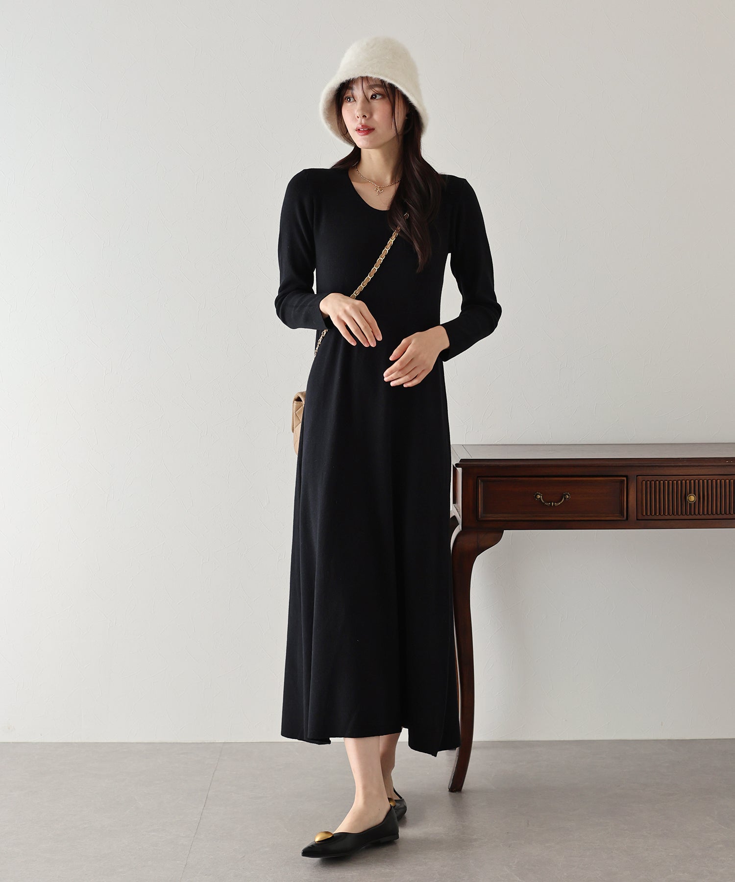 BLUEEAST Long Knit Dress